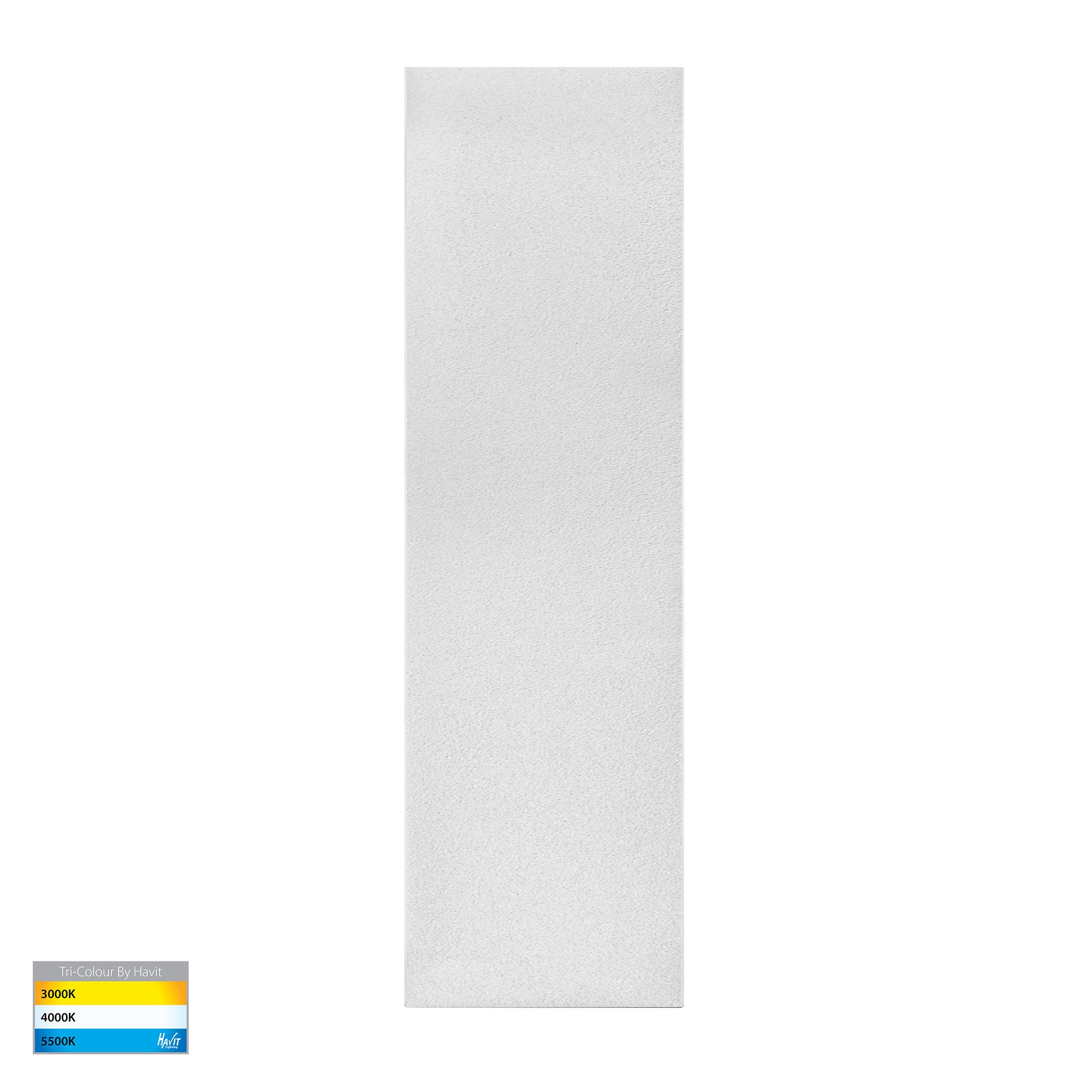 HV3571T-WHT - Barline Shadow Aluminium White 300mm Wall Light