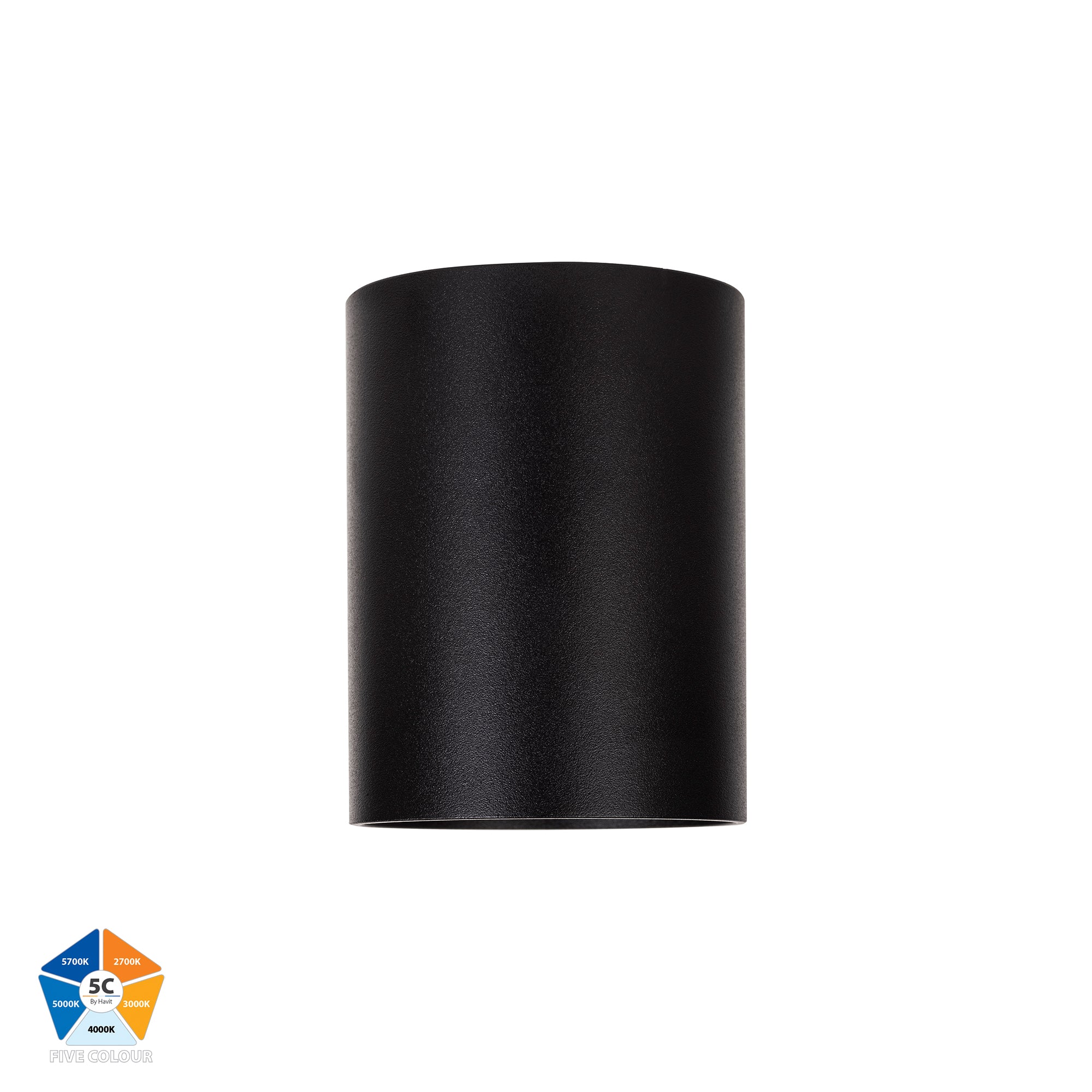 HV5841S-BLK | HV5841S-BLK-12V  - Nella Black 7w Surface Mounted LED Downlight