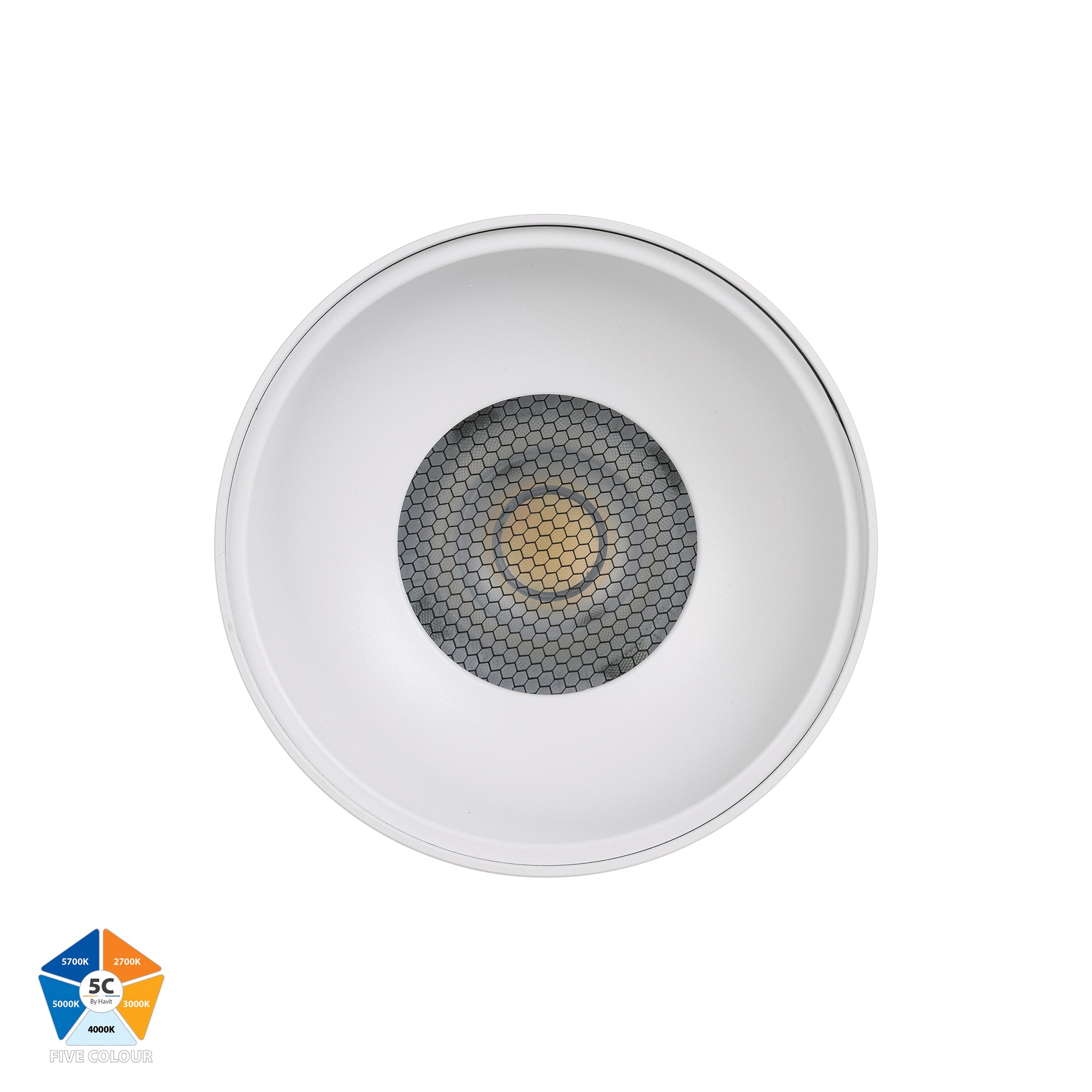 HV5842S-WHT | HV5842S-WHT-12V - Nella White 12w Surface Mounted LED Downlight