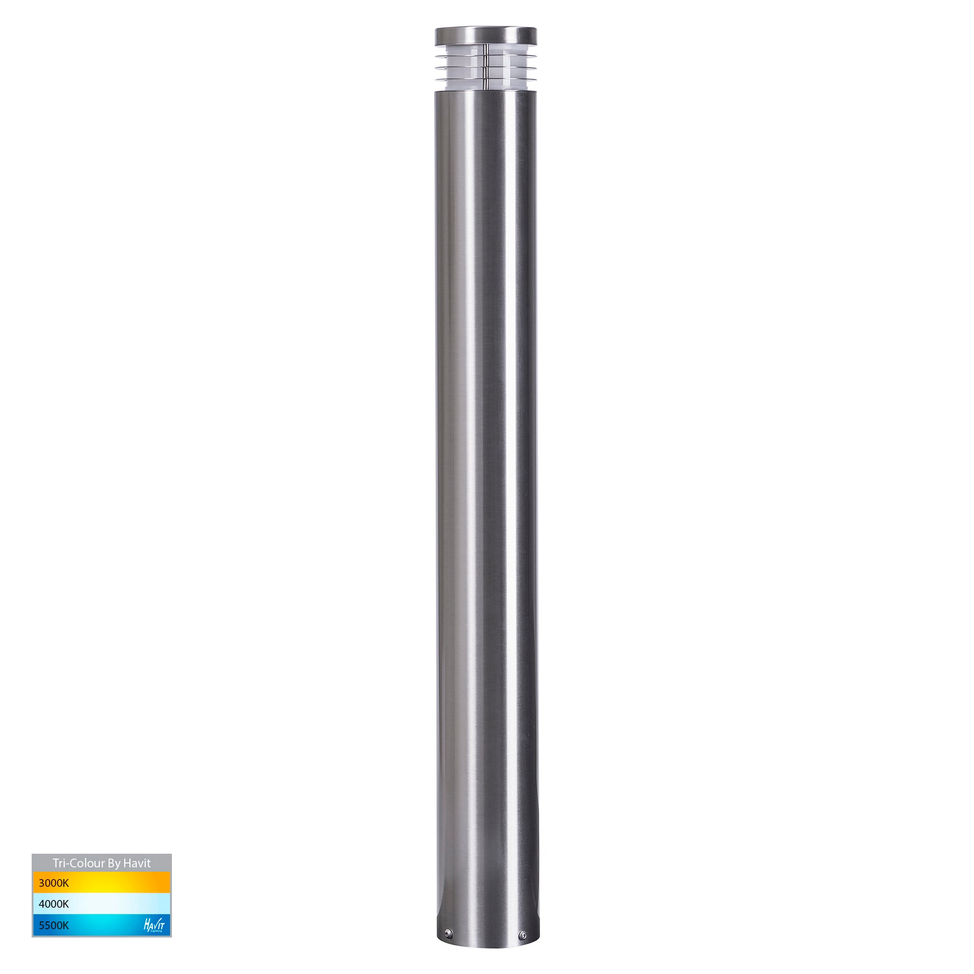 HV1608T-SS316 -Maxi 900 316 Stainless Steel TRI Colour LED Bollard Light