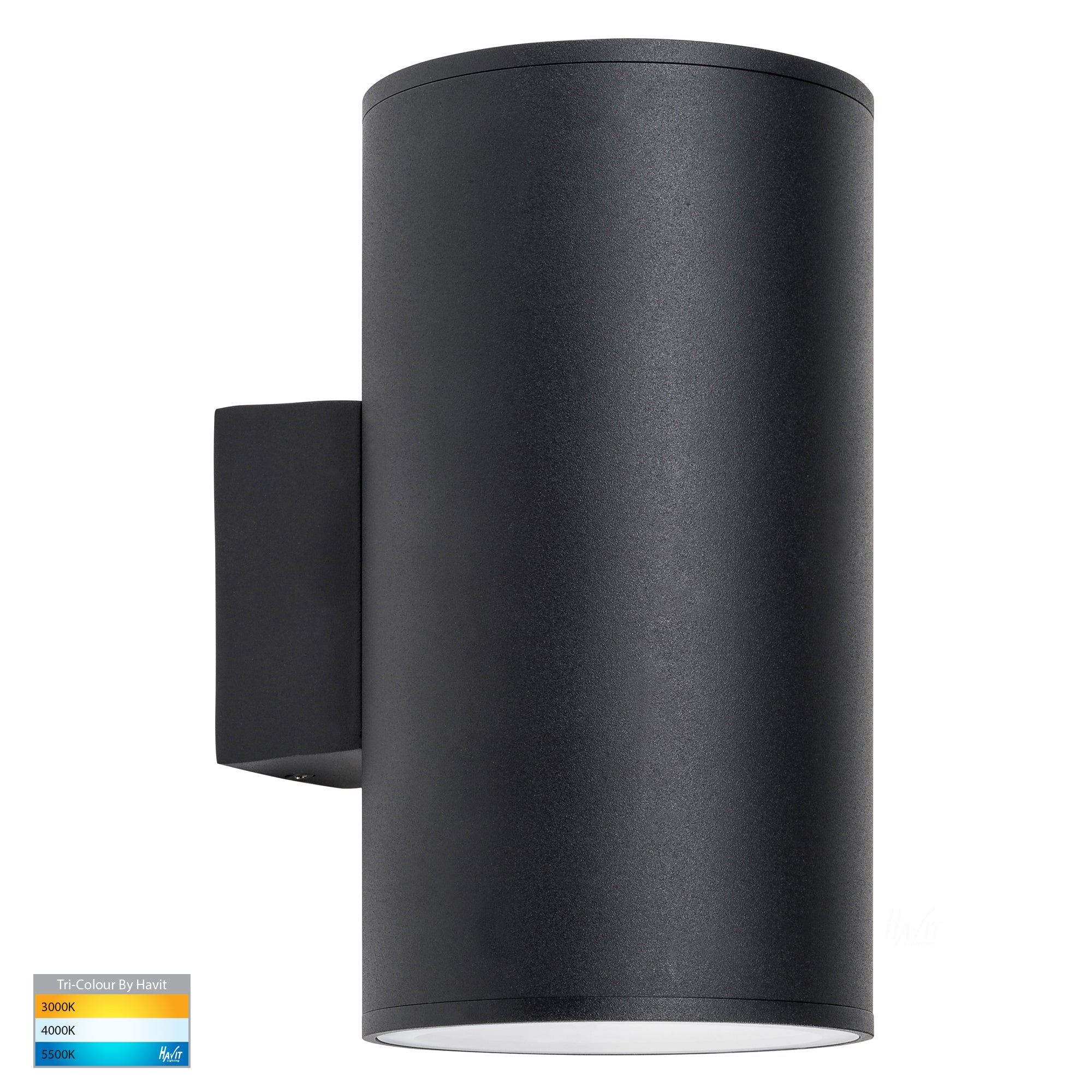 HV3629T-BLK - Porter Large Black Up & Down LED Wall Light – Havit Lighting