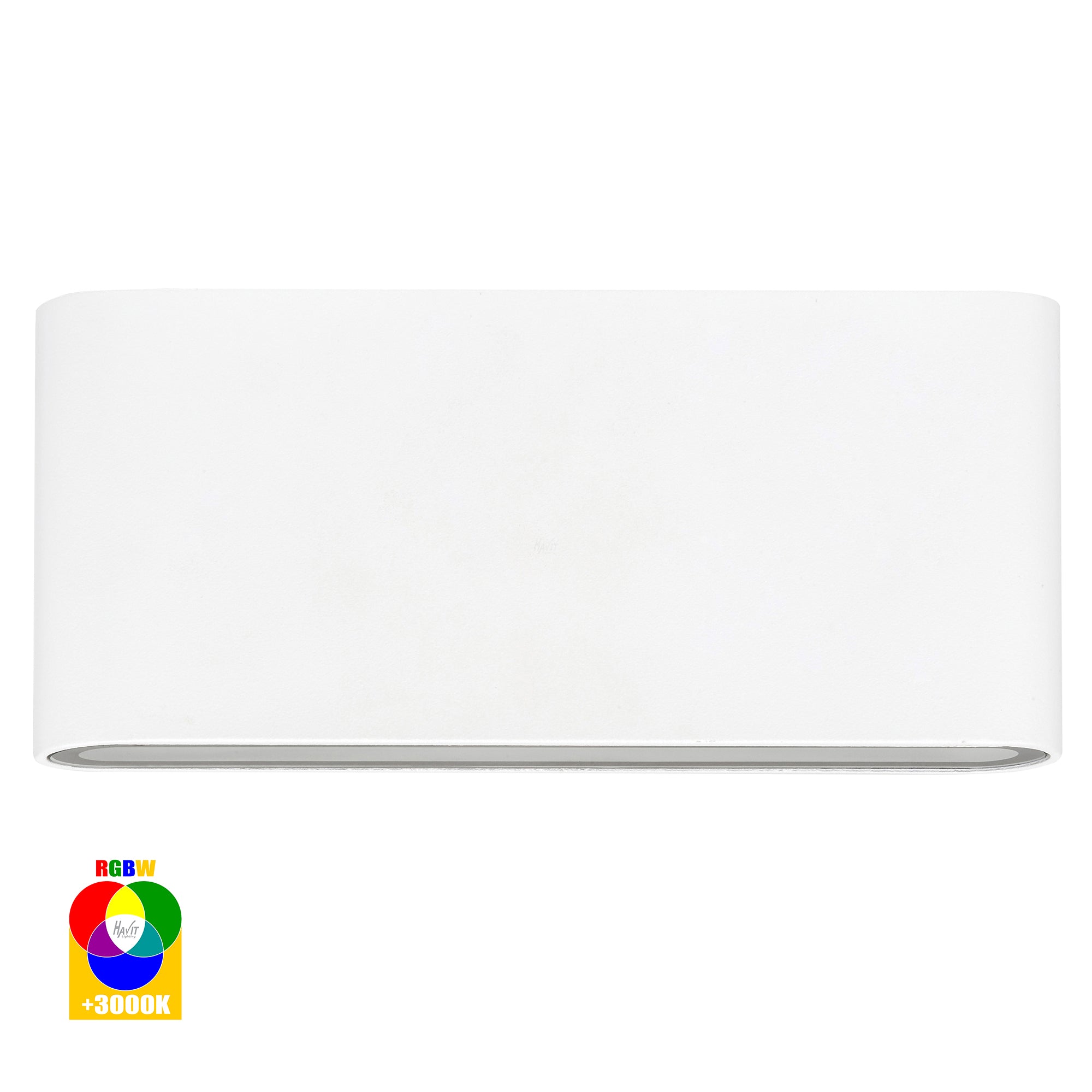 HV3644RGBW-WHT - Lisse White Up & Down RGBW LED Wall Light