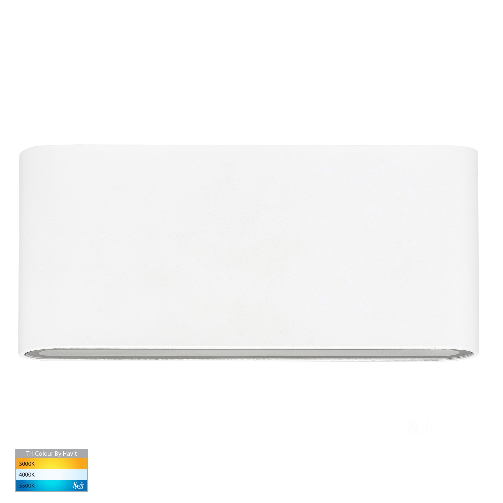 HV3643T-WHT - Lisse Lighting Havit Light LED – Colour White TRI Fixed Wall Down
