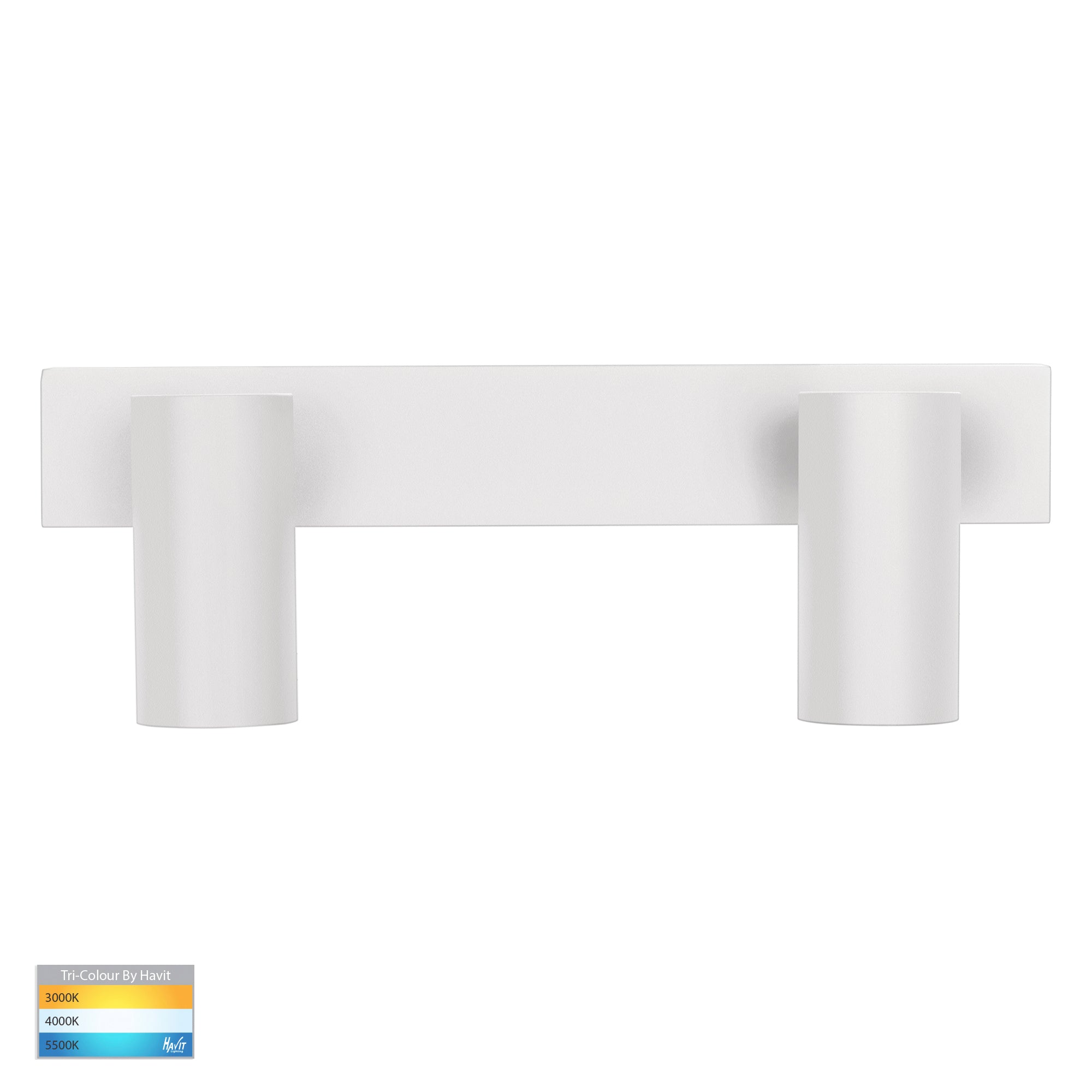 HV4002T-2-WHT - Revo White 2 Light TRI Colour LED Bar Light