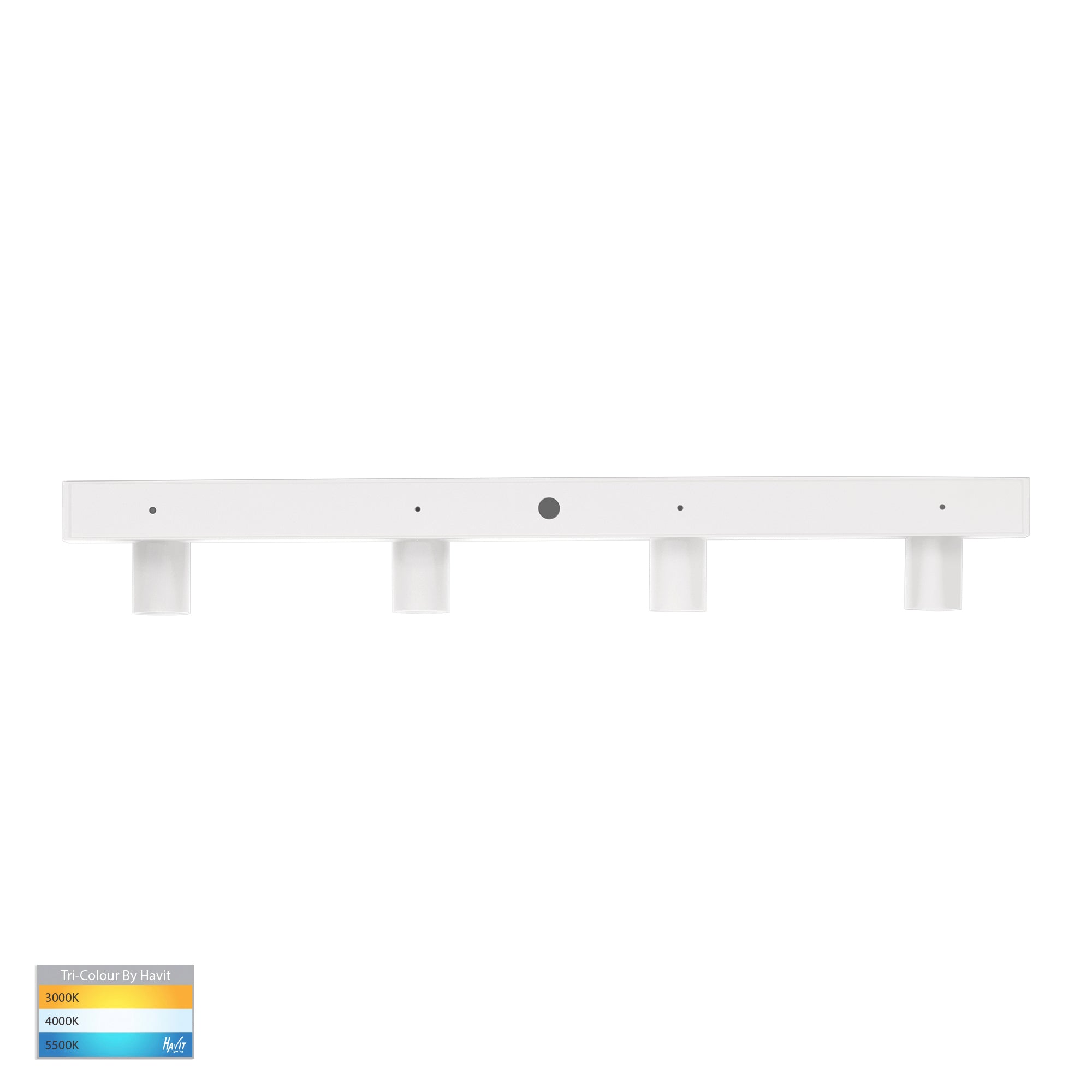 HV4002T-4-WHT - Revo White 4 Light TRI Colour Bar Light
