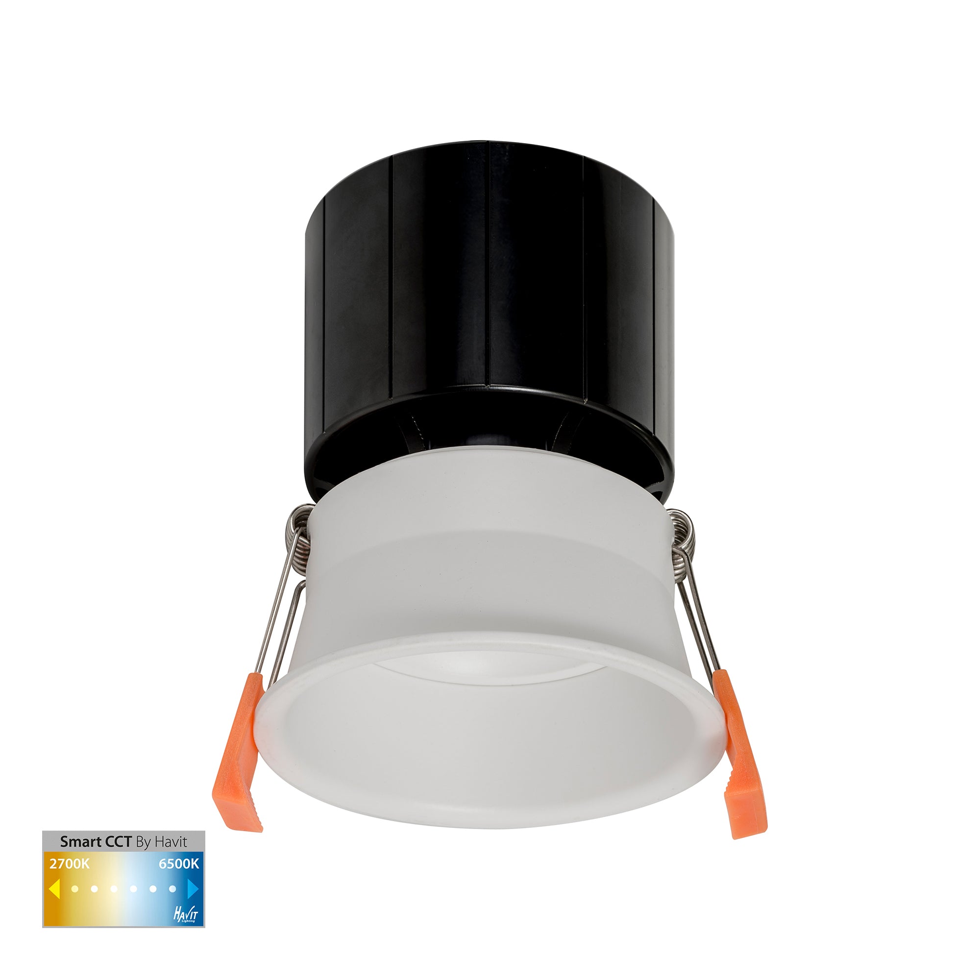 HV5513CCT-WHT - Prime White Fixed Deep CCT WIFI LED Downlight