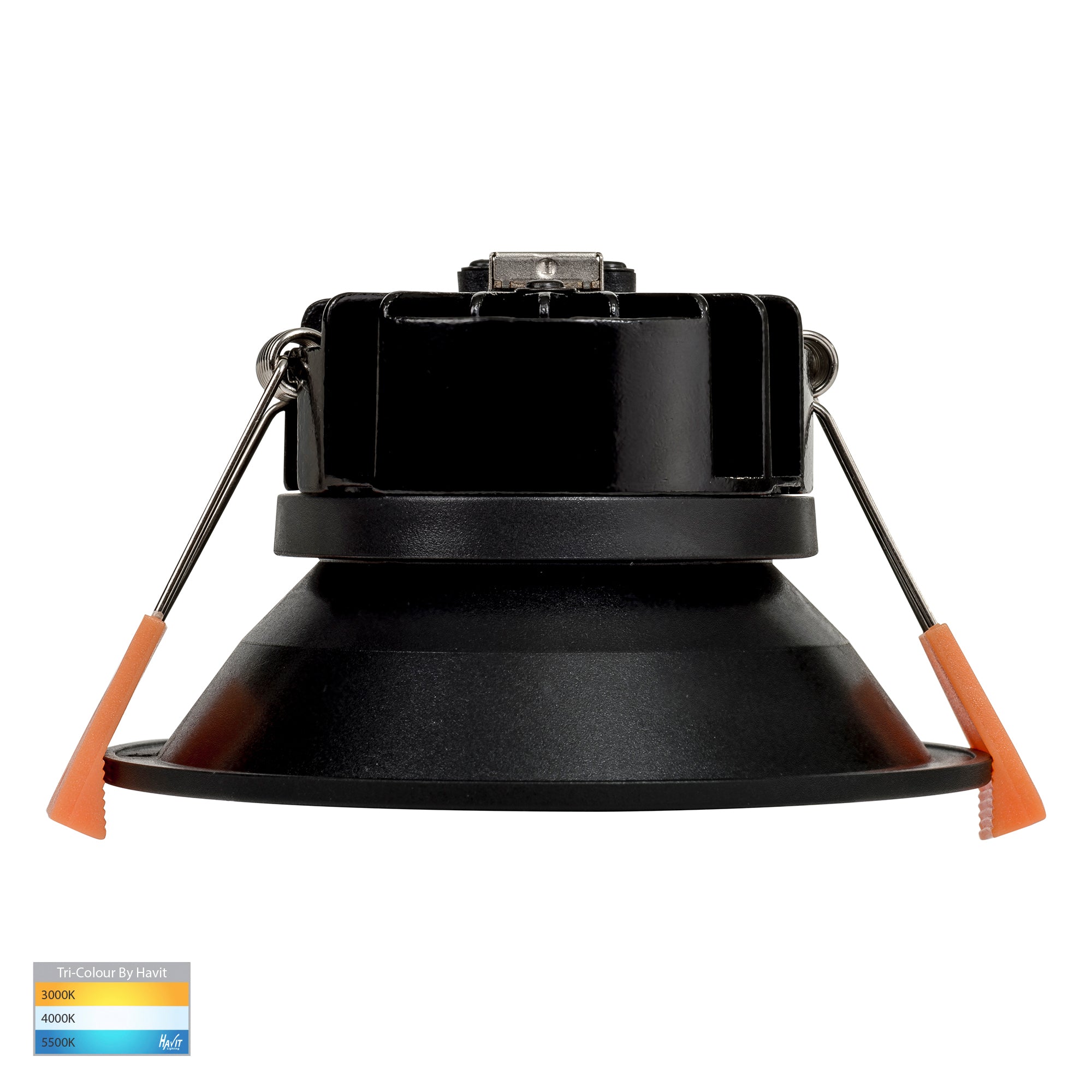HV5528T-BLK - Gleam Black Fixed LED Downlight