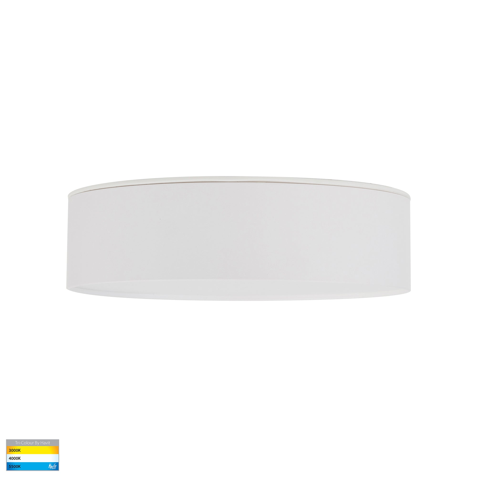 HV5892T-WHT - Nella White 20w Ceiling Mounted LED Oyster