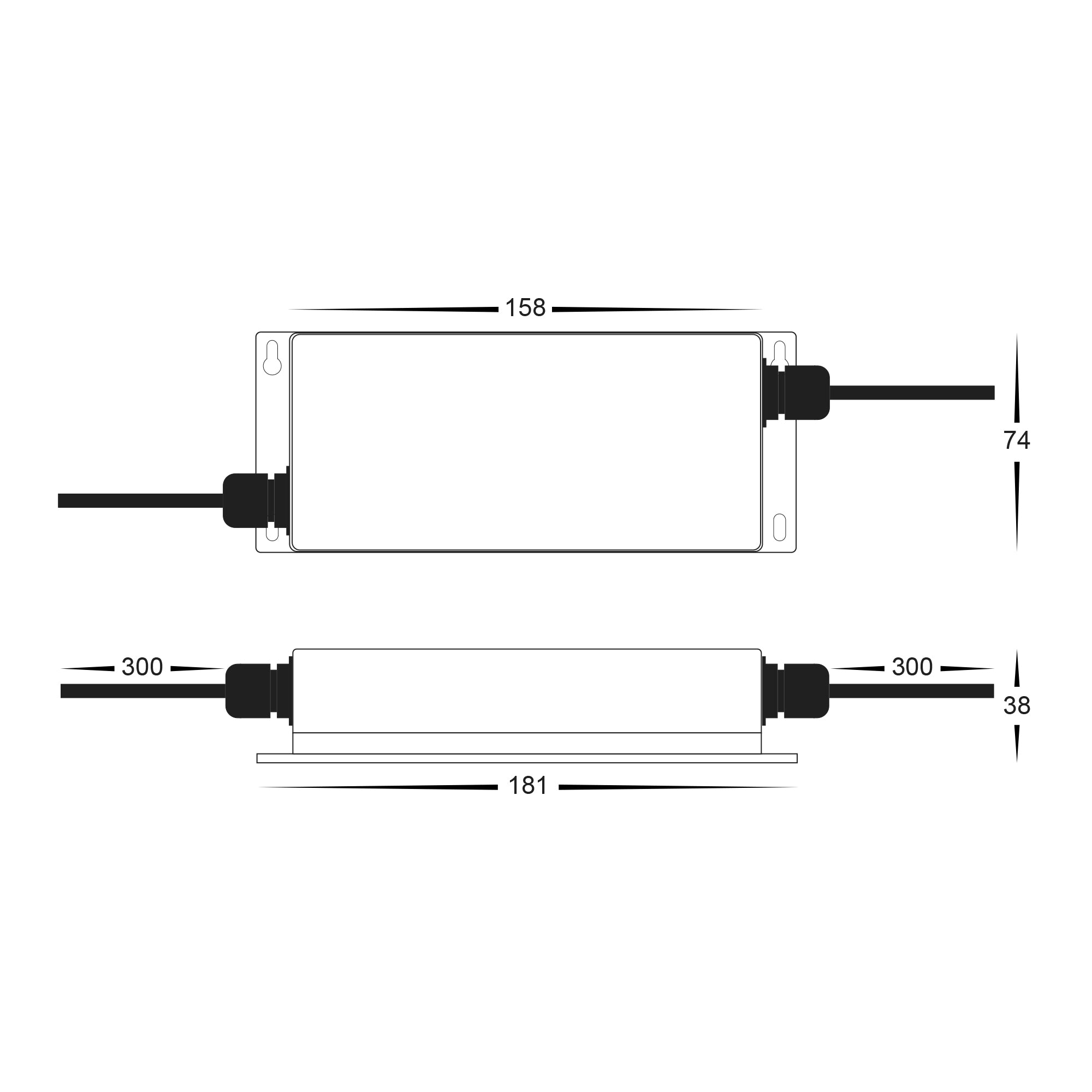 HV9103-1009FAW - RF + WIFI 4 Channel LED Strip Receiver