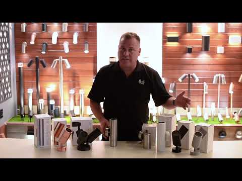 HV1025T-HV1027T - Tivah Black TRI Colour Up & Down Wall Pillar Lights