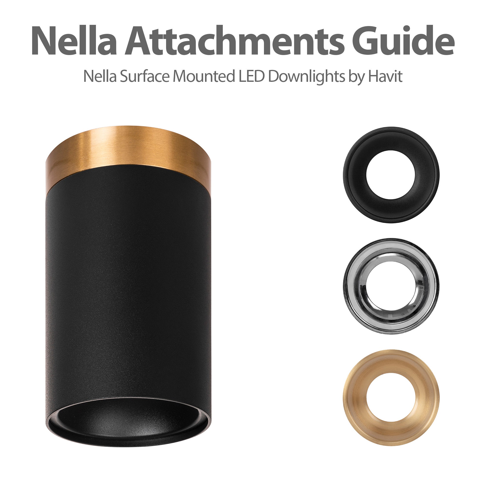 Nella Surface Mounted Downlight Accessories Video