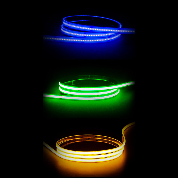 9.6w Coloured COB LED Strip