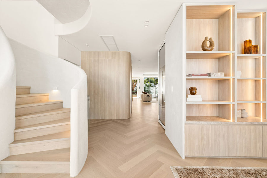 LED Strip & Step Lighting in Modern Interior