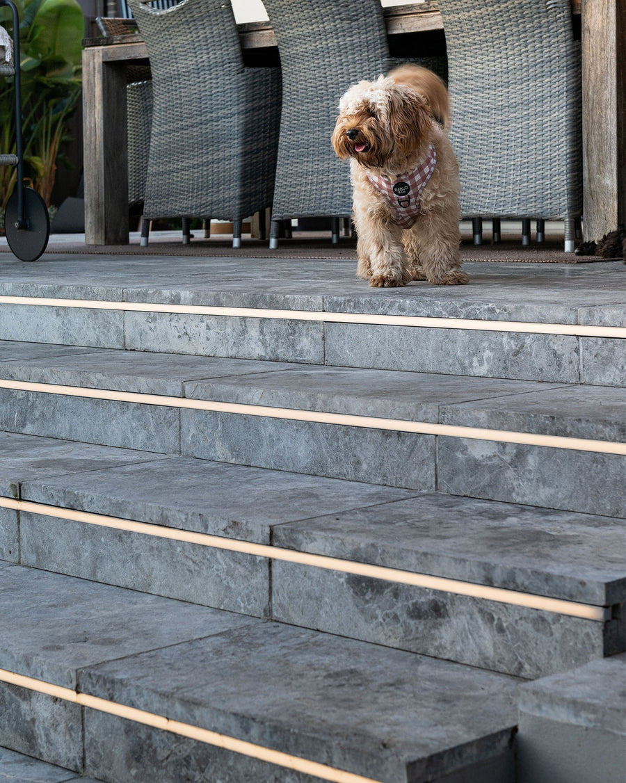 Recessed LED Strip in stairs