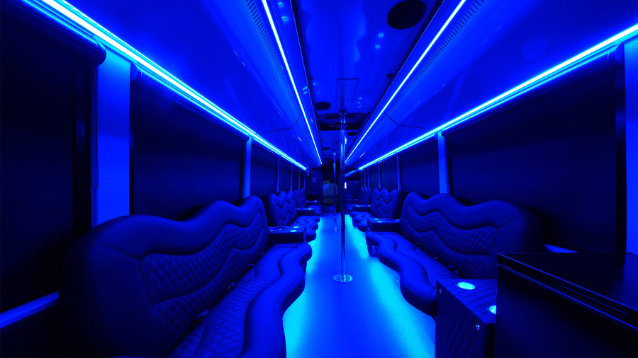 Blue Strip Light - Party Bus