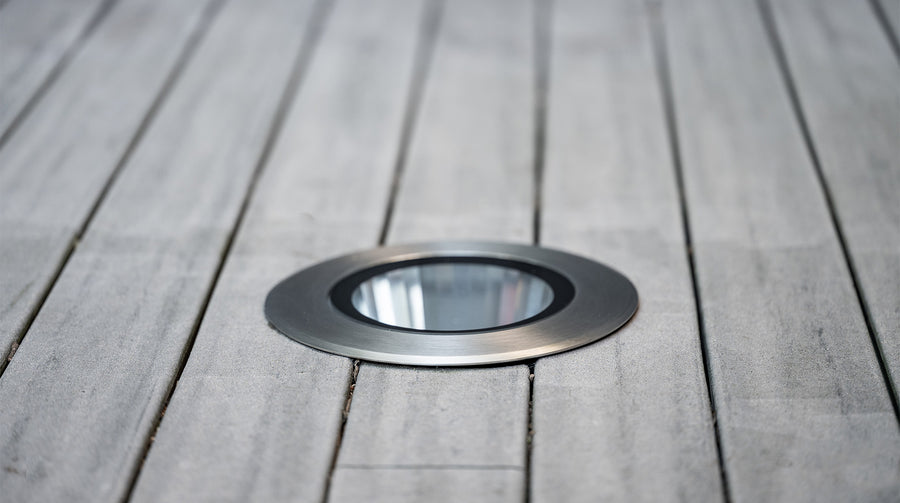 Havit SS316 Stainless Steel Inground LED Deck Light Flush Mounted in Timber Decking