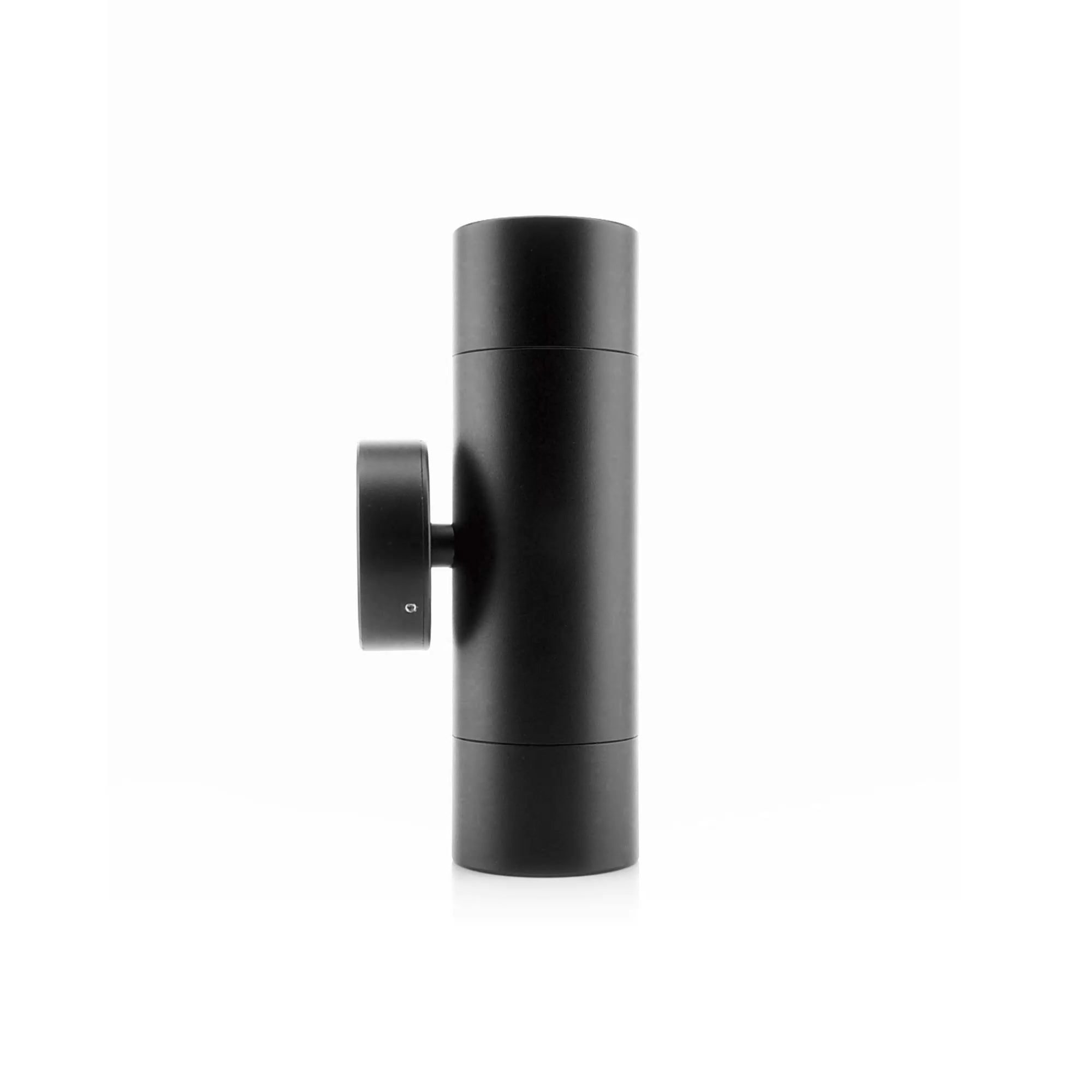 HV1028T - Maxi Tivah Aluminium Black TRI Colour Up & Down Wall Pillar Lights 360 degree view