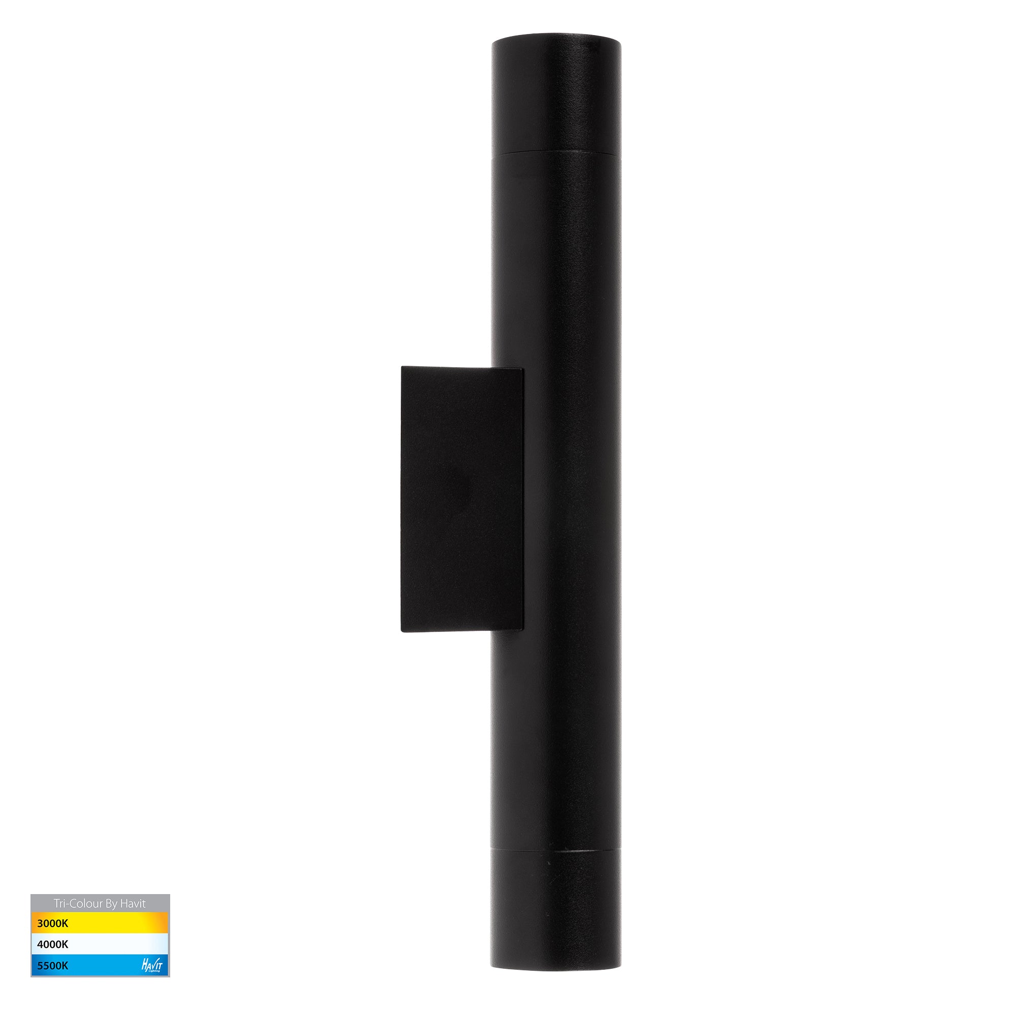 HV10293T - Dugo Aluminium Black Up & Down Wall Light