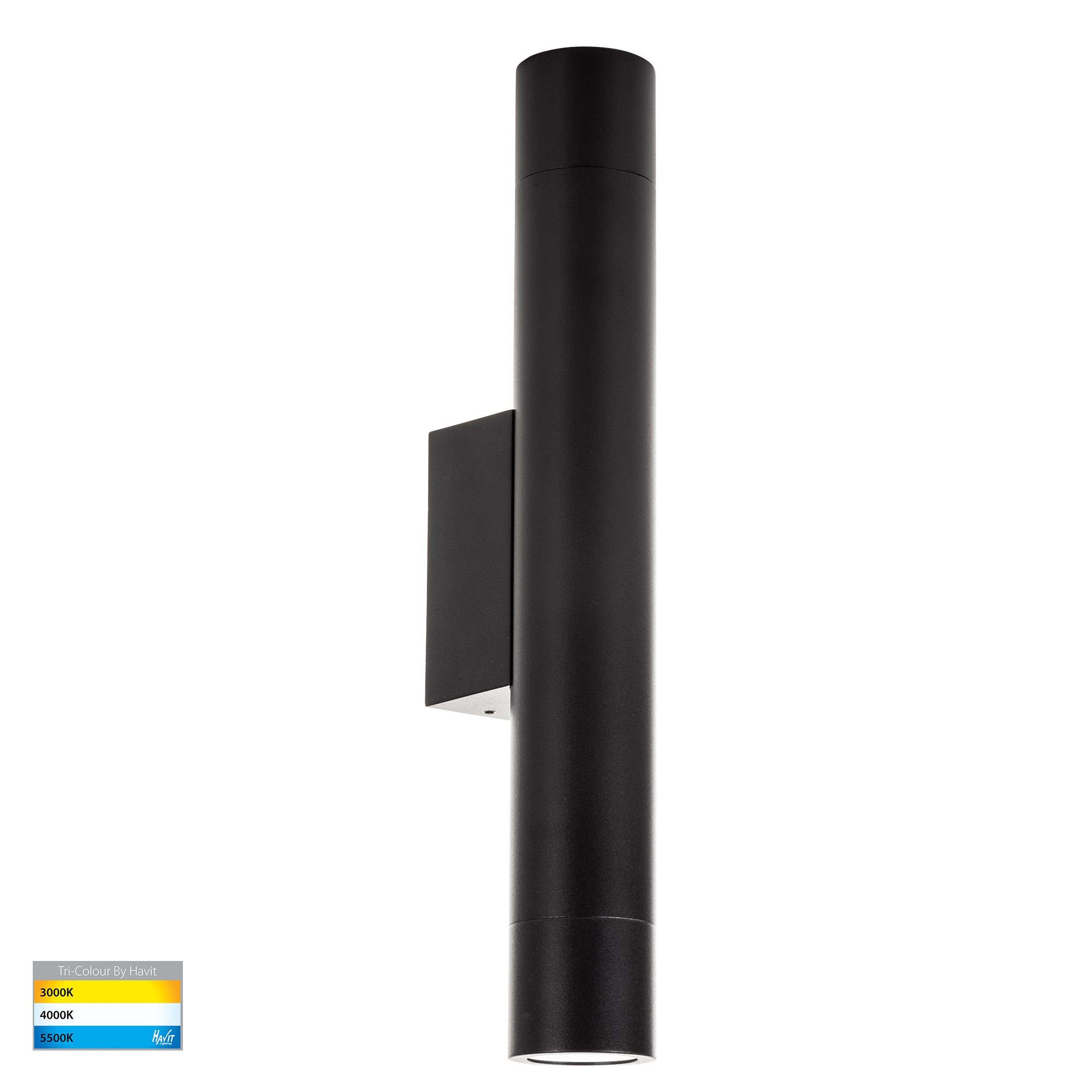 HV10293T - Dugo Aluminium Black Up & Down Wall Light