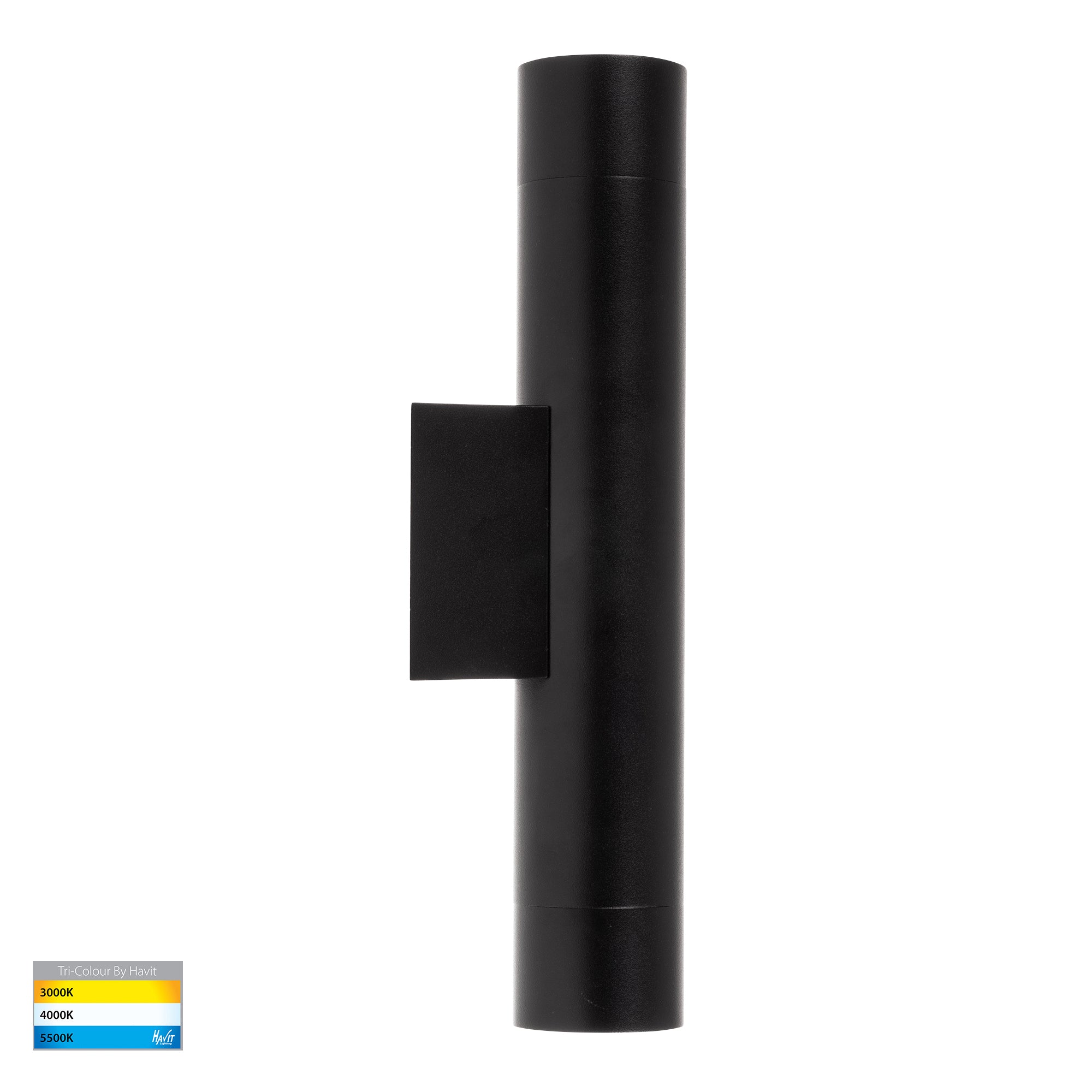 HV10294T - Dugo Aluminium Black Up & Down Wall Light
