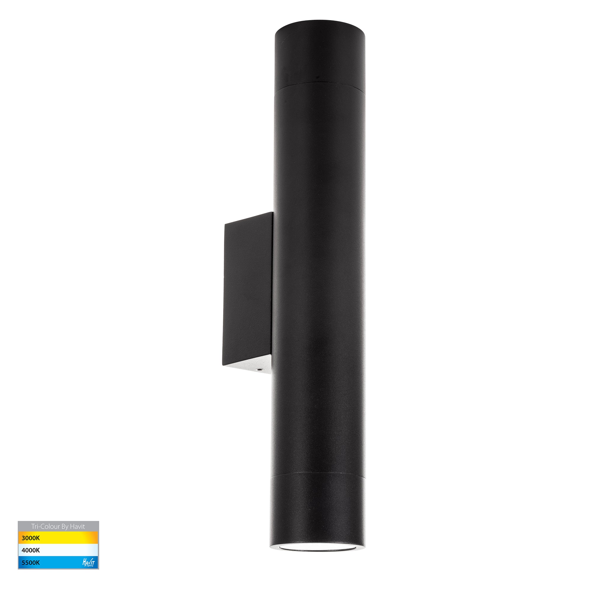 HV10294T - Dugo Aluminium Black Up & Down Wall Light
