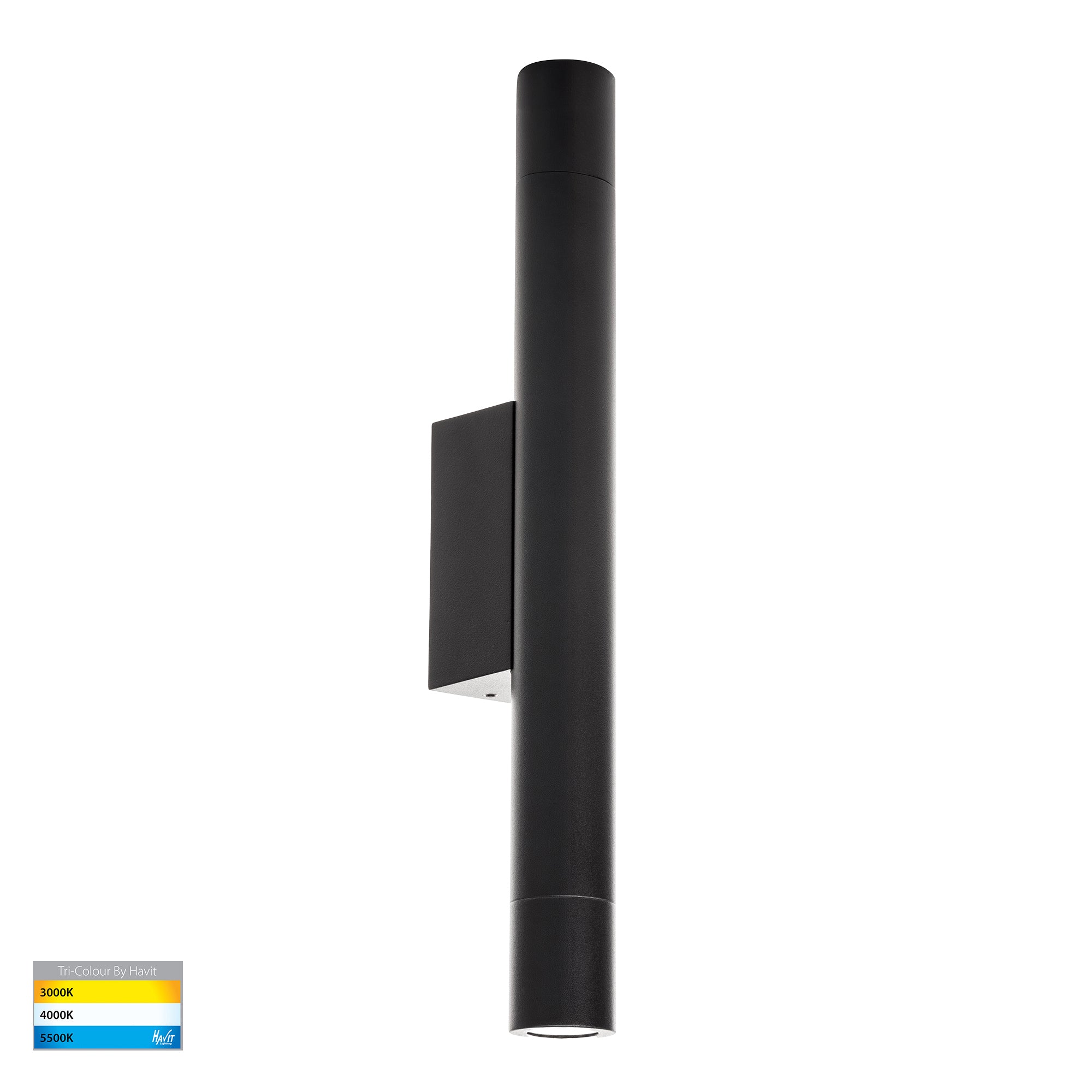 HV10295T - Dugo Aluminium Black Up & Down Wall Light
