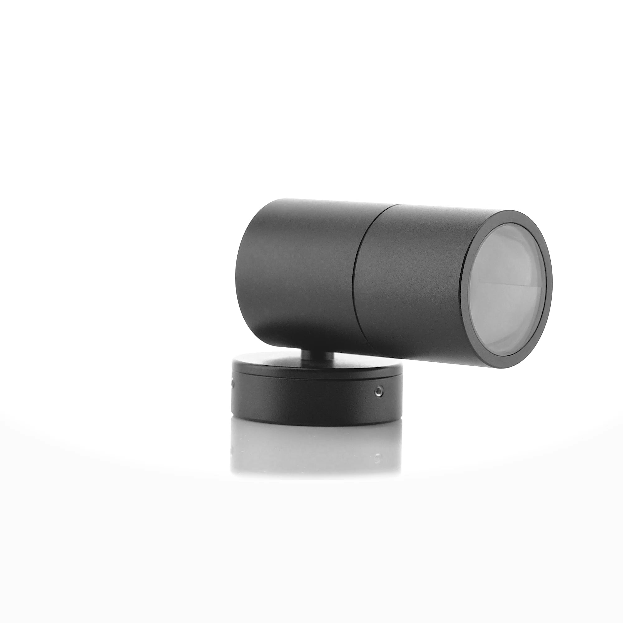 HV1125T-HV1127T - Tivah Black TRI Colour Fixed Down Wall Pillar Lights 360 degree view