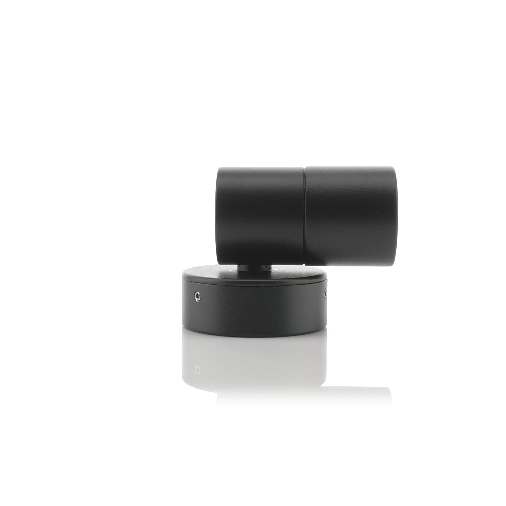 HV1127MR11NW - Mini Tivah Black Fixed Down Wall Pillar Lights 360 degree view