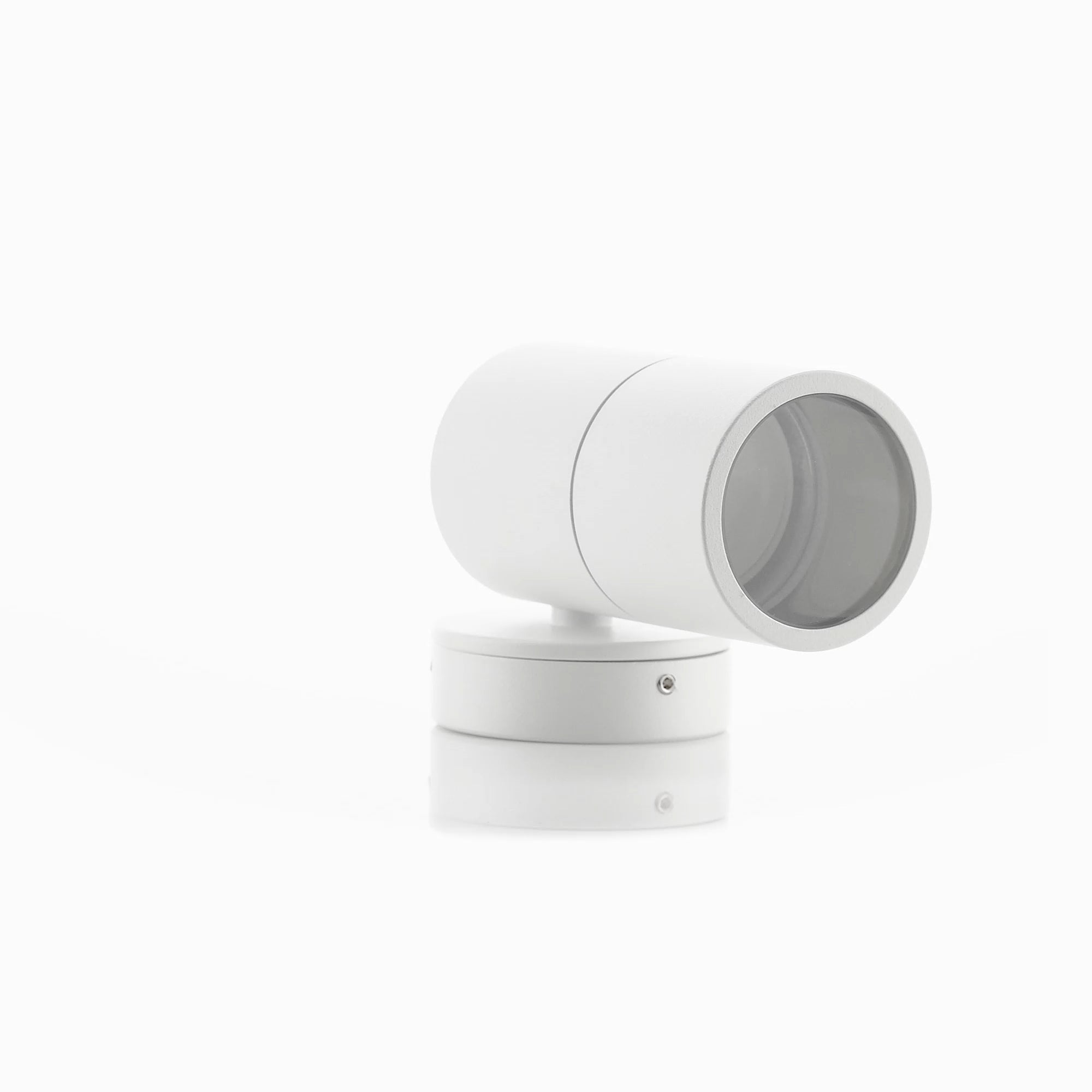 HV1135T-HV1137T - Tivah White TRI Colour Fixed Down Wall Pillar Lights 360 degree view