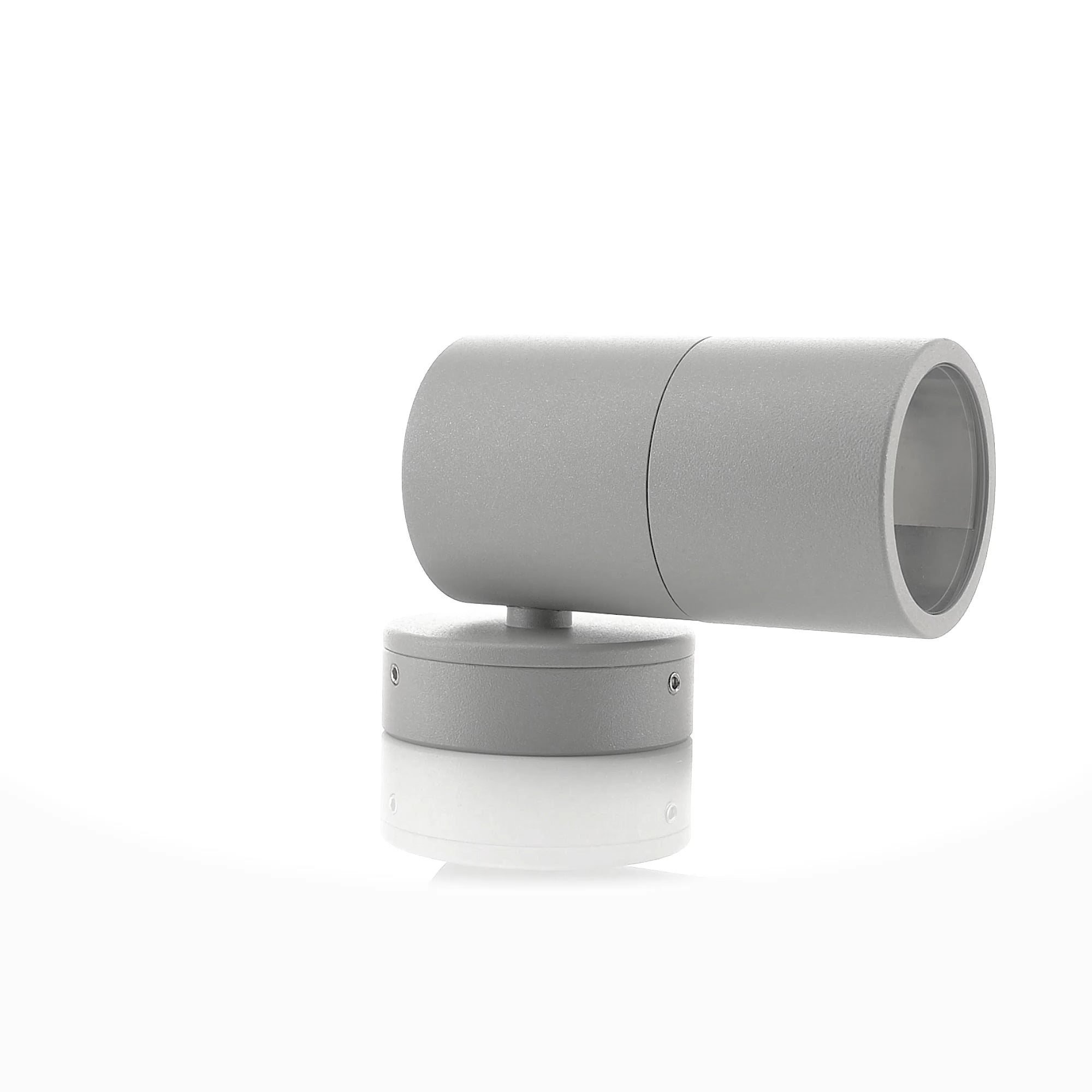 HV1145T-HV1147T - Tivah Silver TRI Colour Fixed Down Wall Pillar Lights 360 degree view