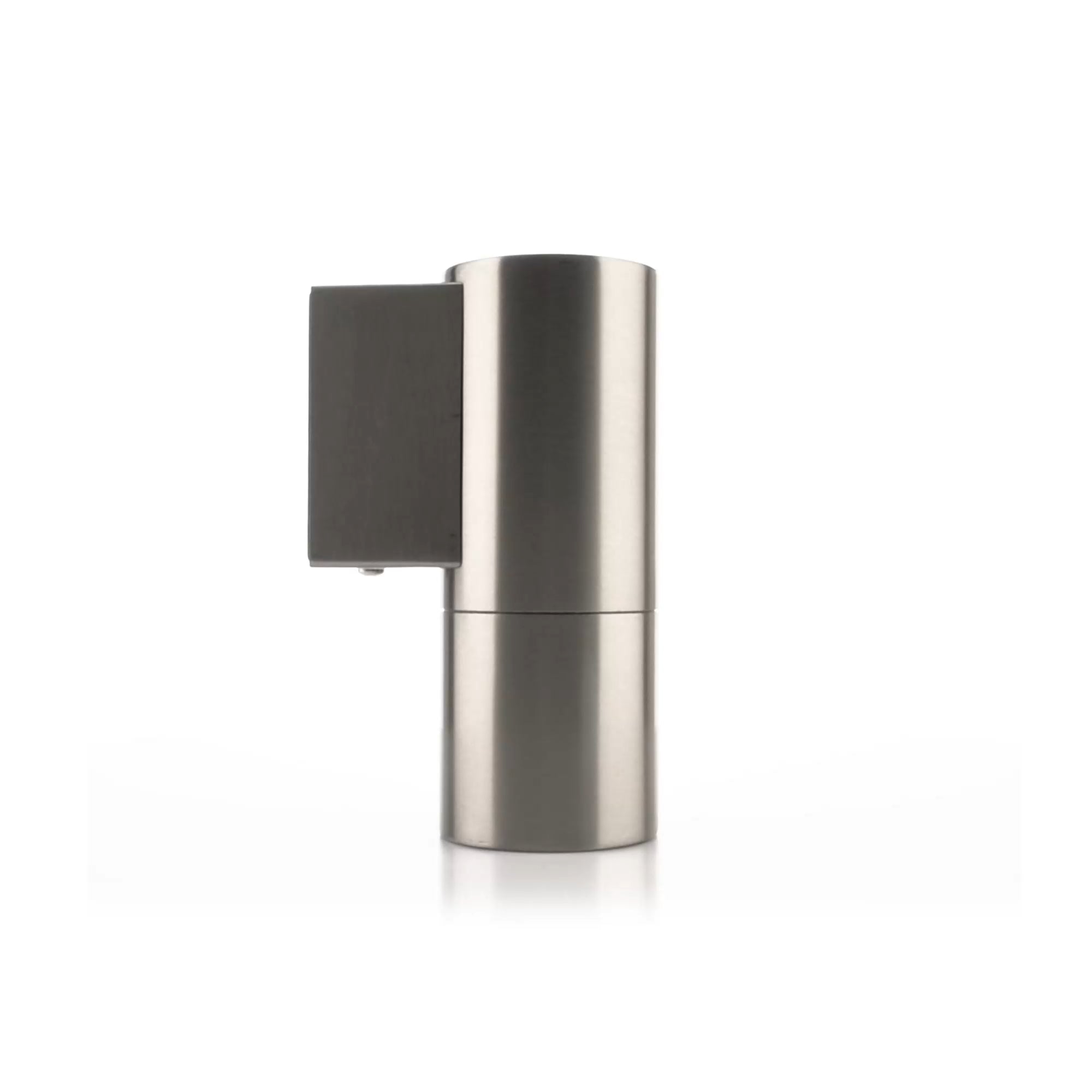 HV1171T - Piaz Stainless Steel TRI Colour Fixed Down LED Wall Pillar Light 360 degree view