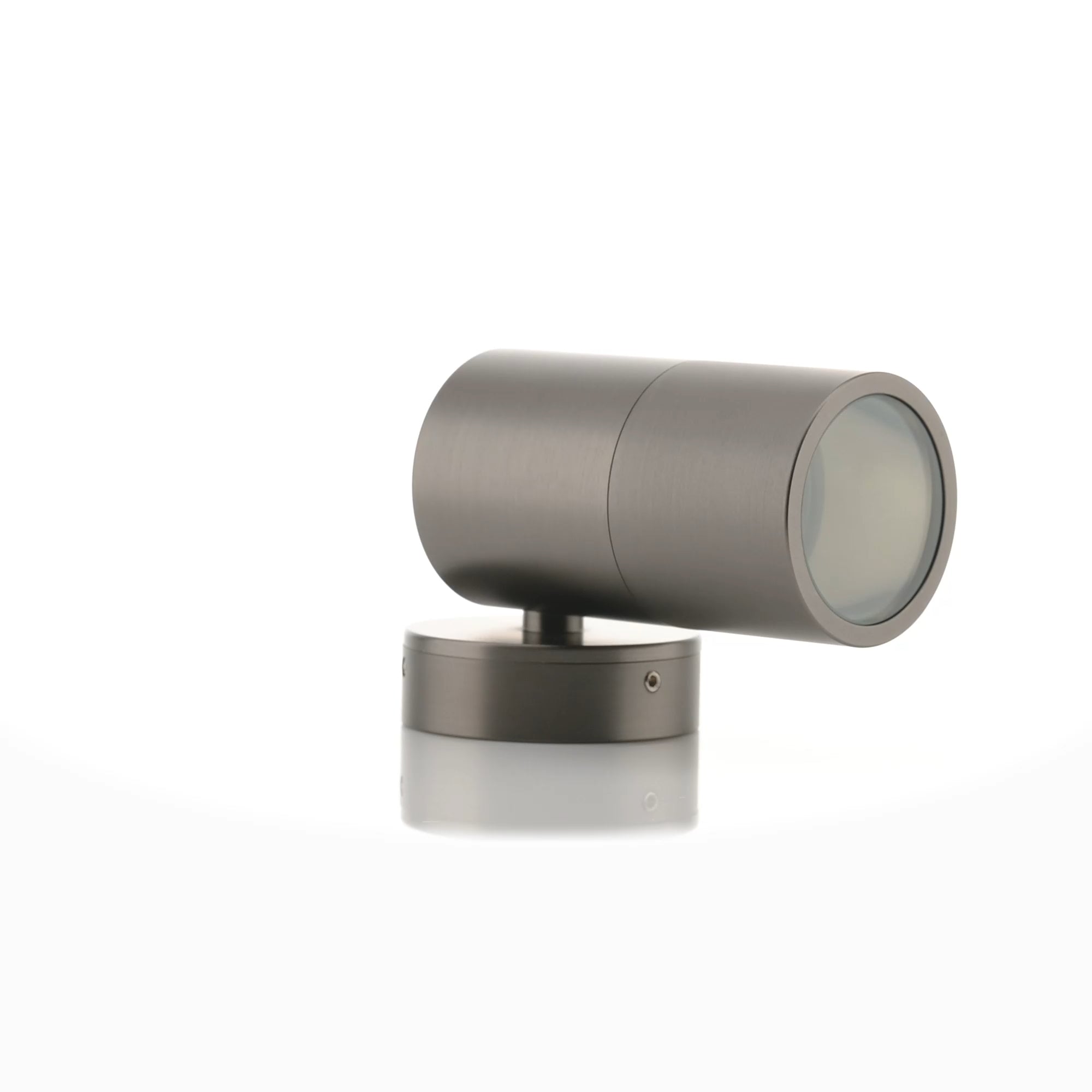 HV1175T-HV1177T - Tivah Solid Brass Graphite Coloured TRI Colour Fixed Down Wall Pillar Lights 360 degree view