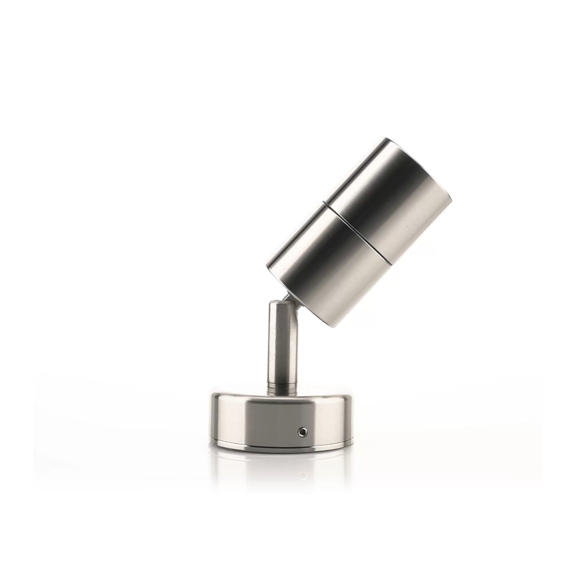 HV1207MR11NW - Mini Tivah 316 Stainless Steel Single Adjustable Wall Pillar Lights 360 degree view
