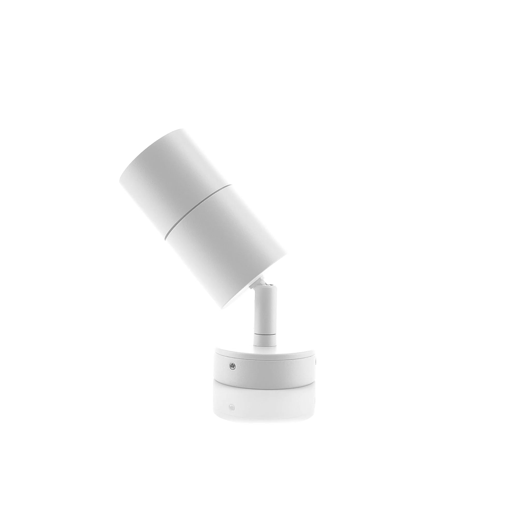 HV1235T-HV1237T - Tivah White TRI Colour Single Adjustable Wall Pillar Lights 360 degree view