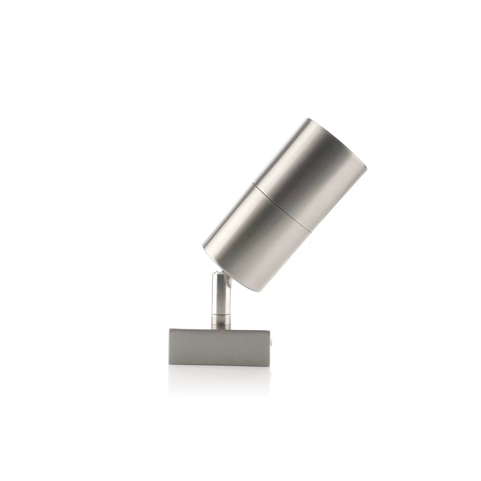 HV1271T - Piaz Stainless Steel TRI Colour Single Adjustable LED Wall Pillar Light 360 degree view