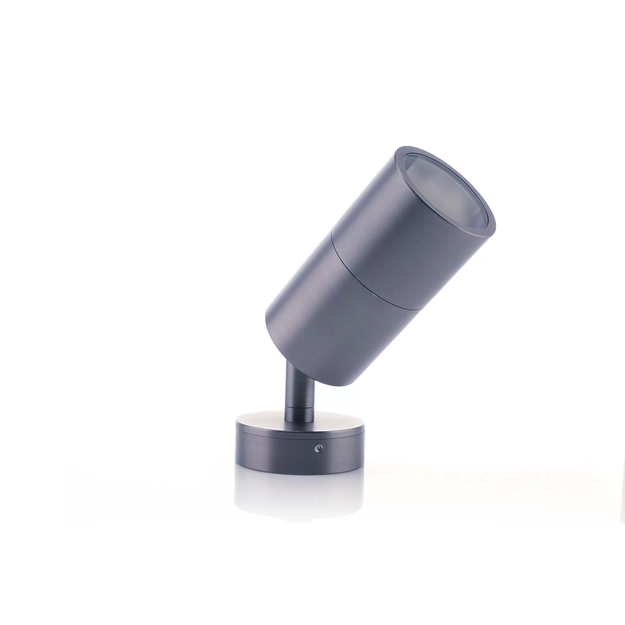 HV1275T-HV1277T - Tivah Solid Brass Graphite Coloured TRI Colour Single Adjustable Wall Pillar Lights 360 degree view