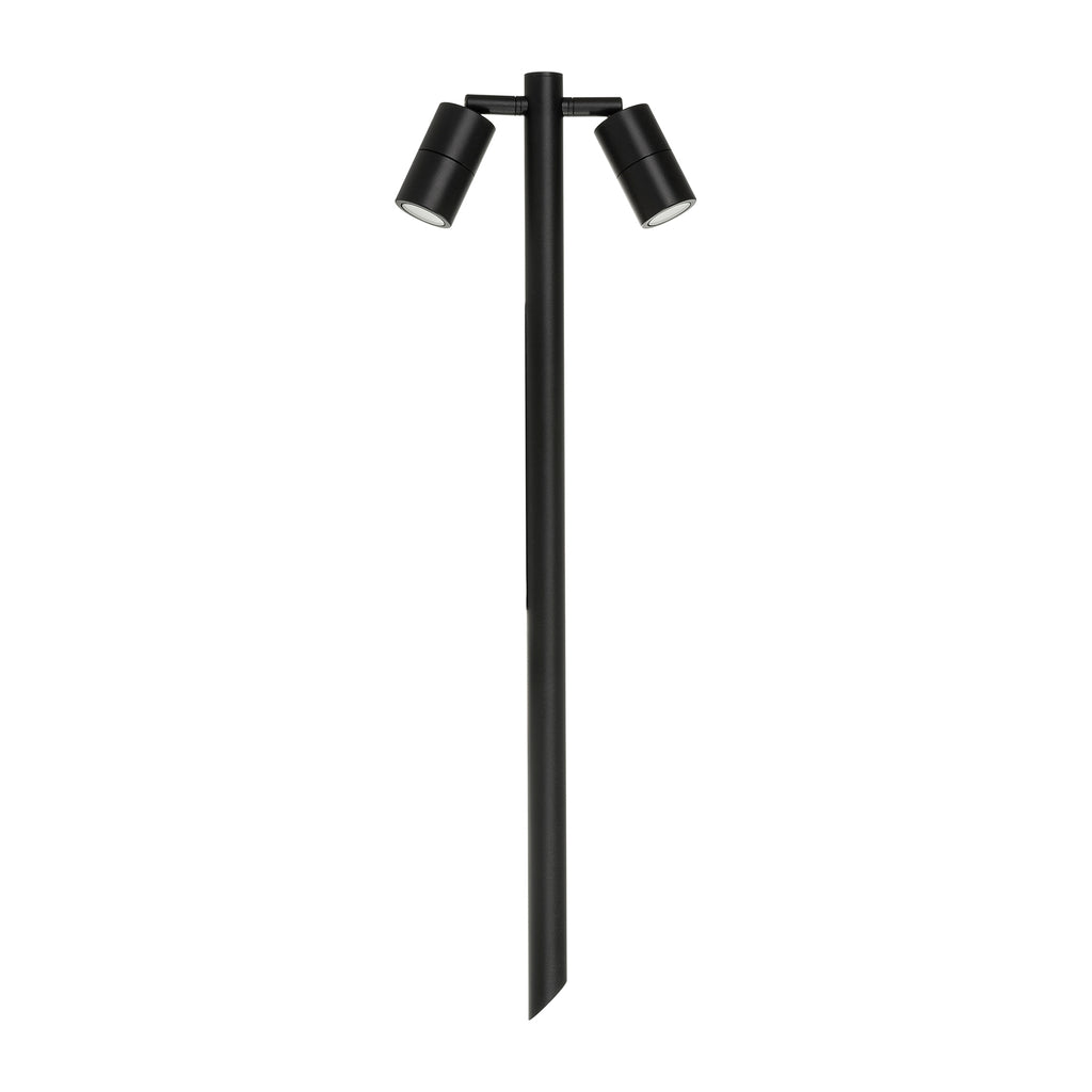 HV1425MR11NW - Mini Tivah Black MR11 Double Adjustable LED Bollard Spike Light