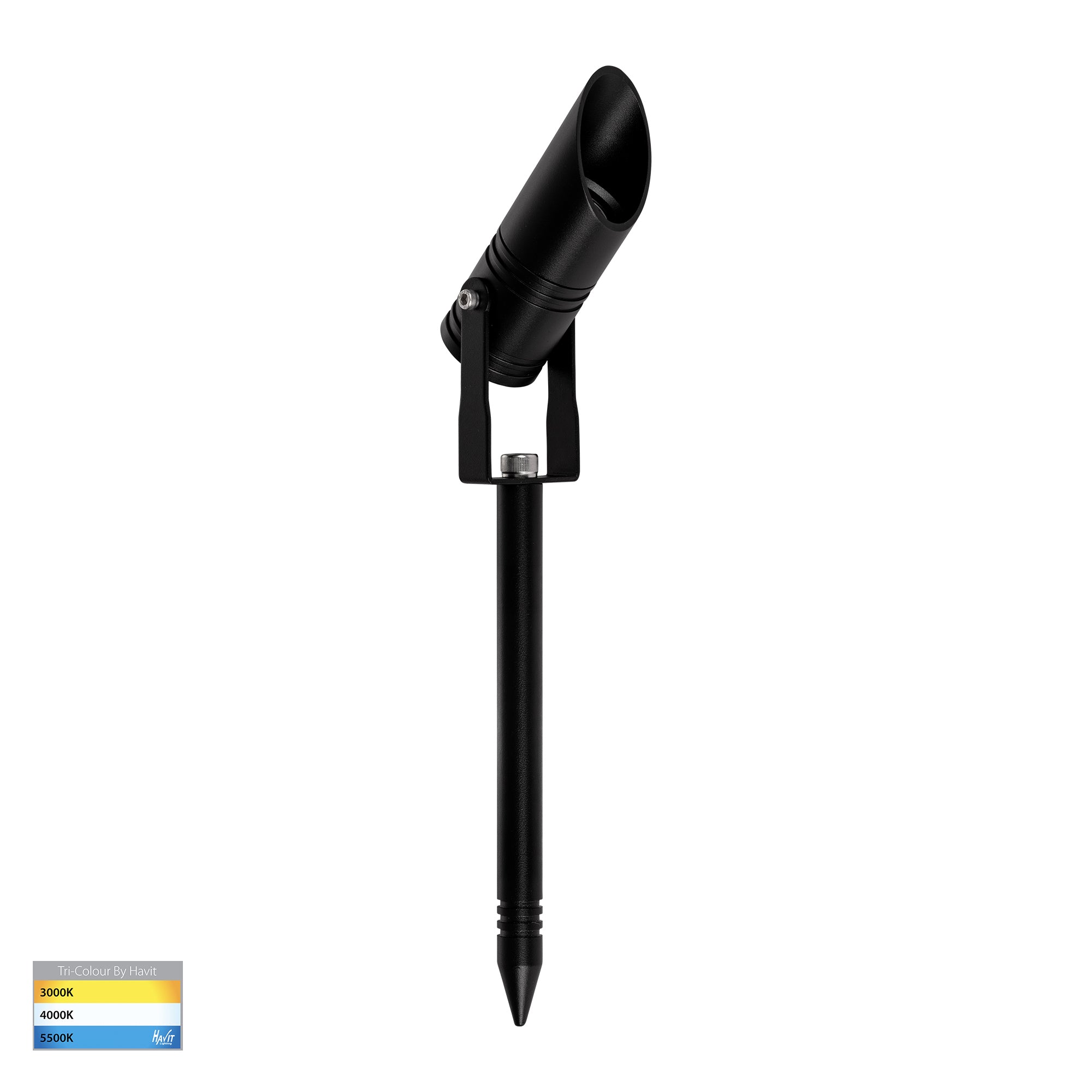HV1445T-BLK - Napa Aluminium Black 5w Garden Spike Spotlight