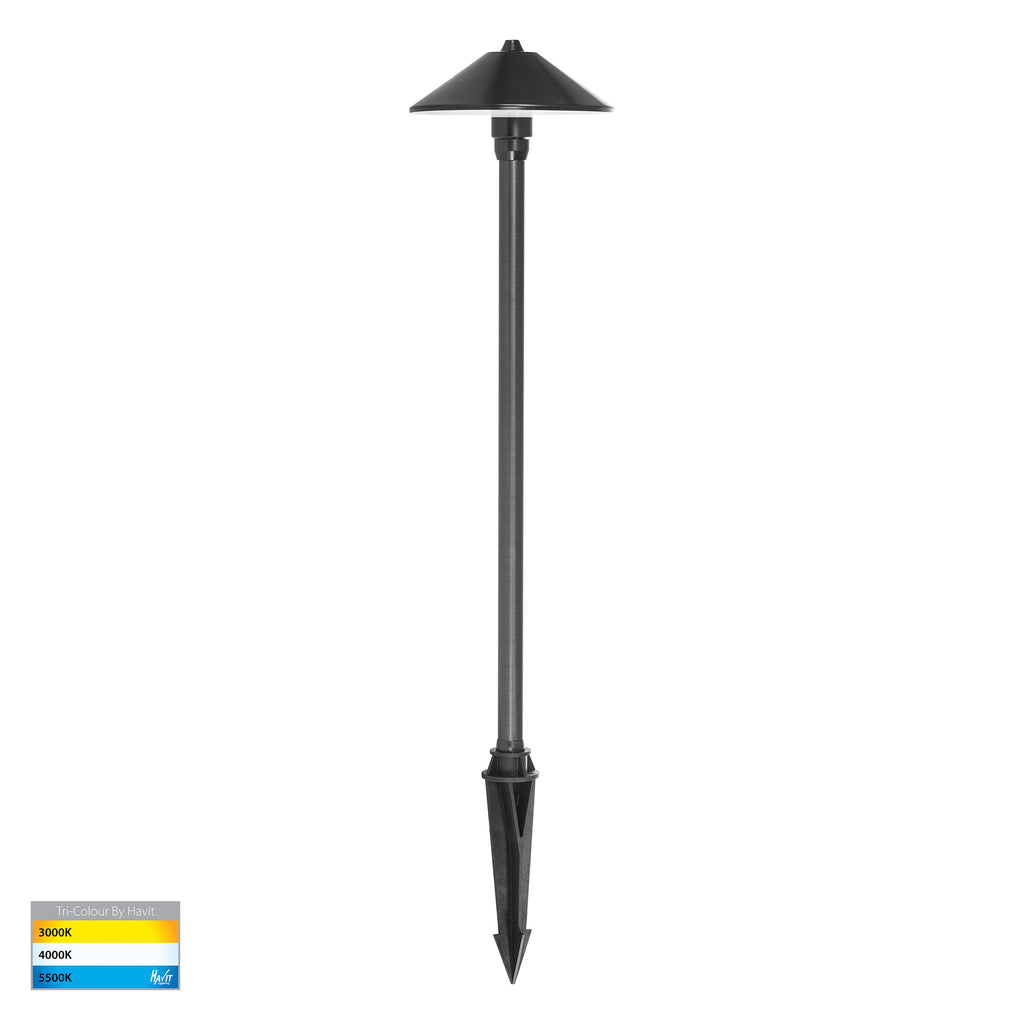 HV1453T-AB - Bitta Antique Brass 3w LED Garden Spike Light