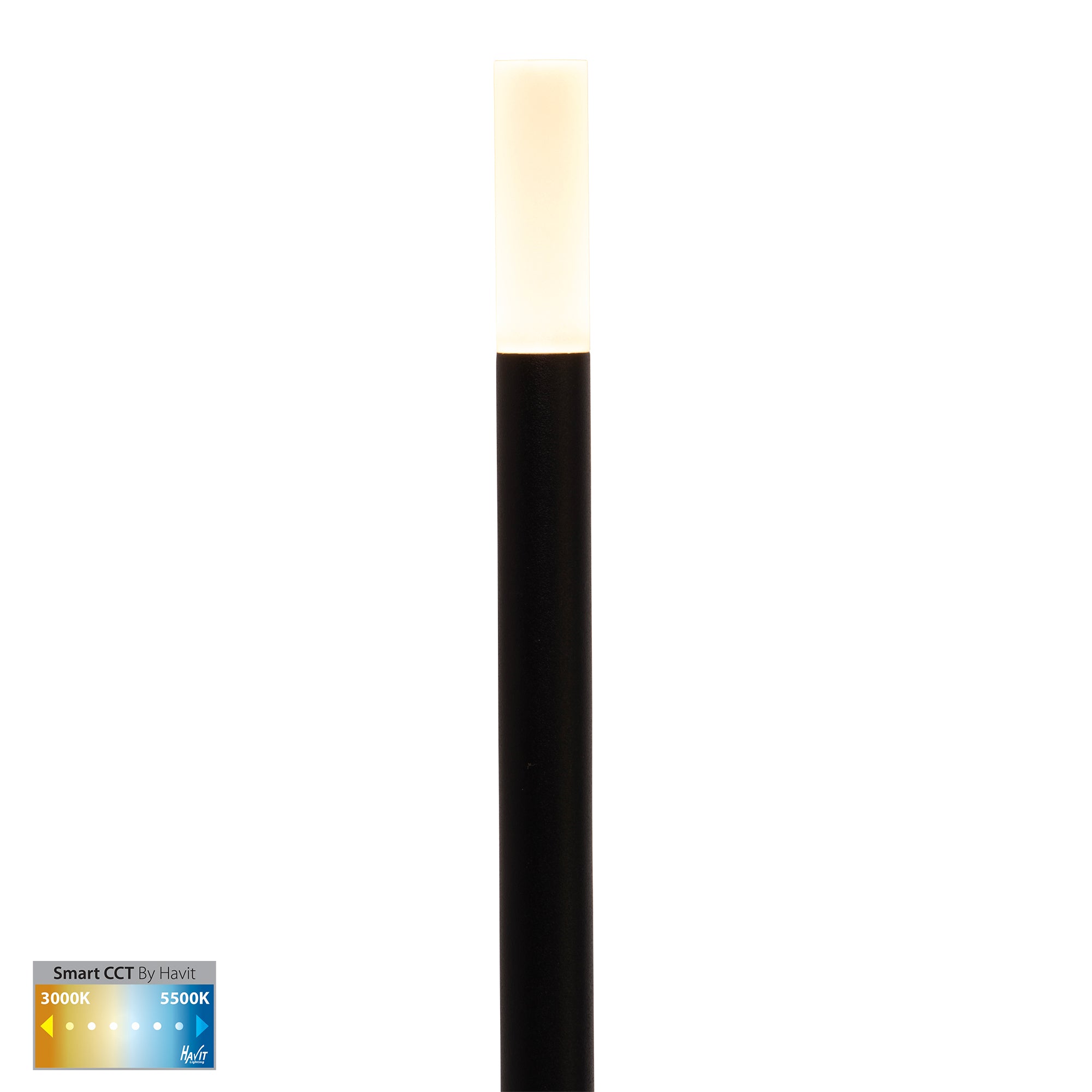 HV1514CCT-BLK-KIT - Drique Aluminium Black CCT 5 Light LED Bollard Spike Light Kit