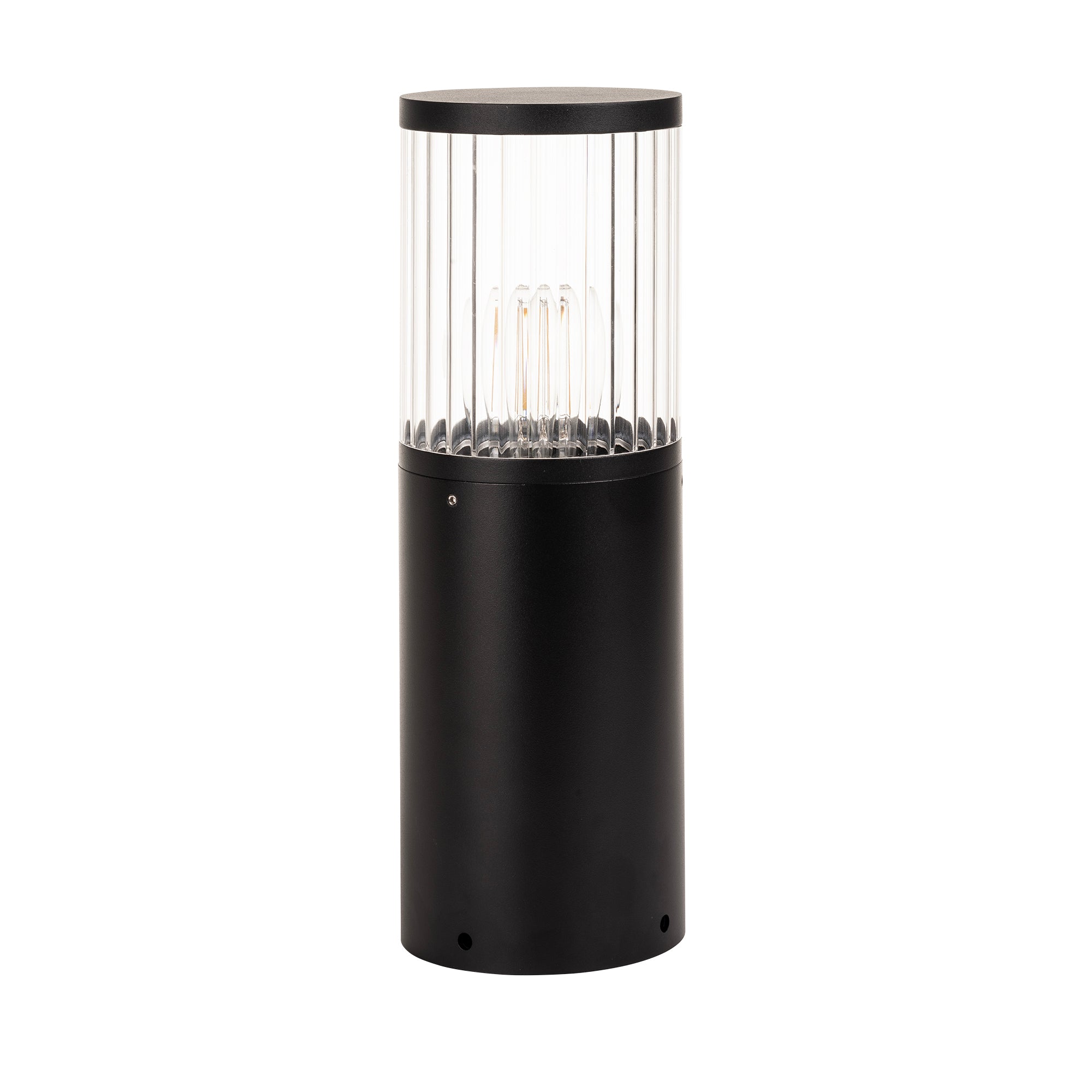HV1641W-BLK - Prisma Aluminium Black LED Bollard Light