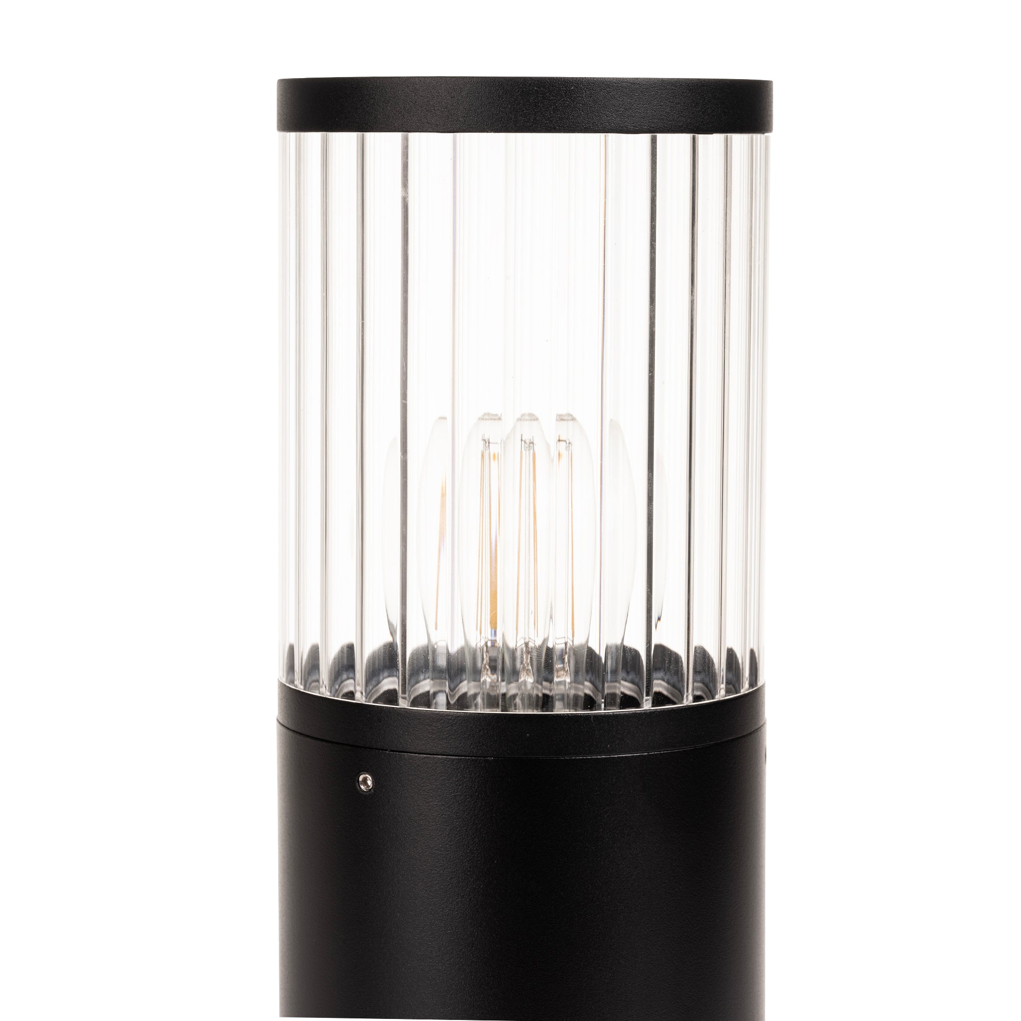 HV1641W-BLK - Prisma Aluminium Black LED Bollard Light