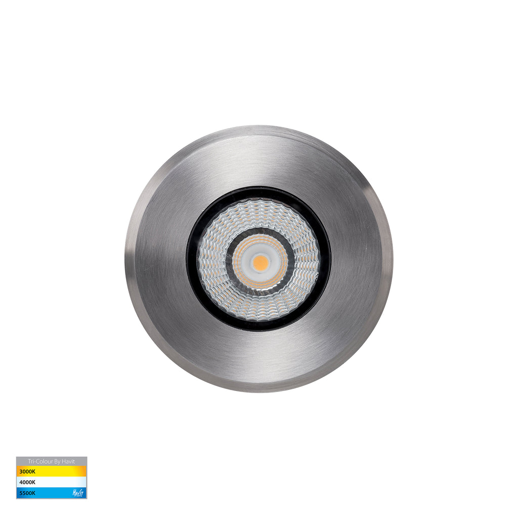 HV1831T-12V | HV1831T-240V - Klip 316 Stainless Steel 7w LED Inground Light