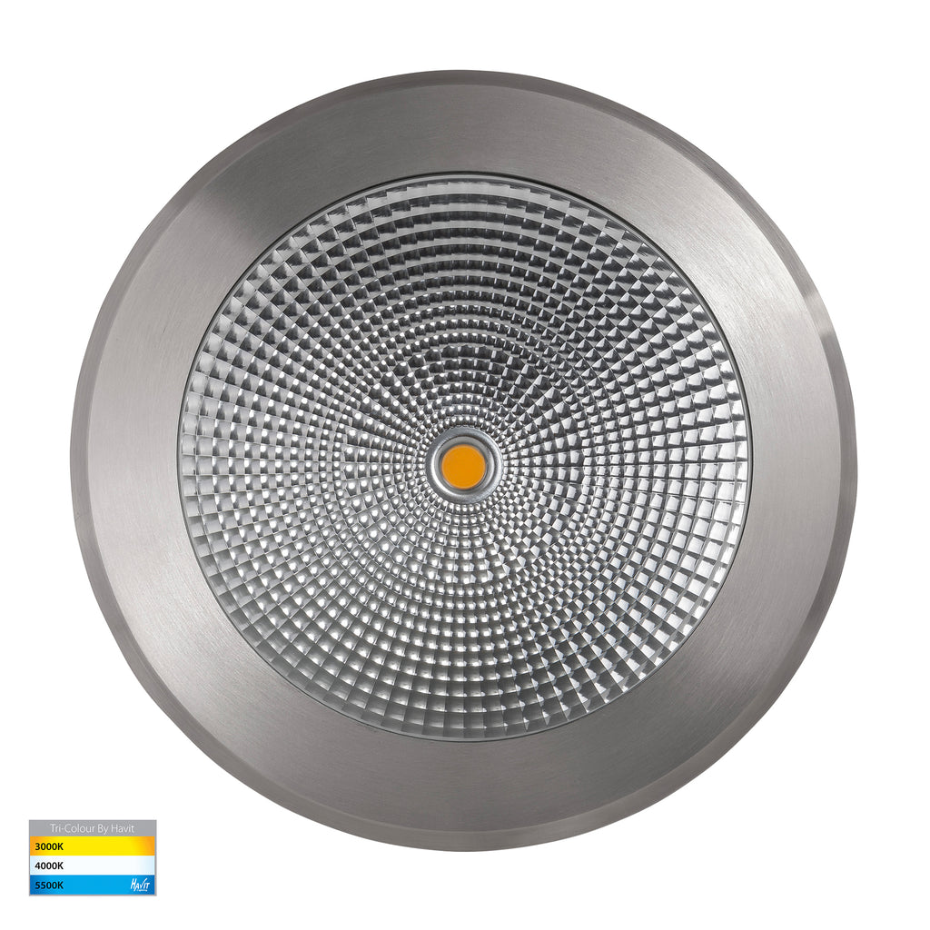 HV1835T-12V | HV1835T-240V - Klip 316 Stainless Steel 30w LED Inground Light