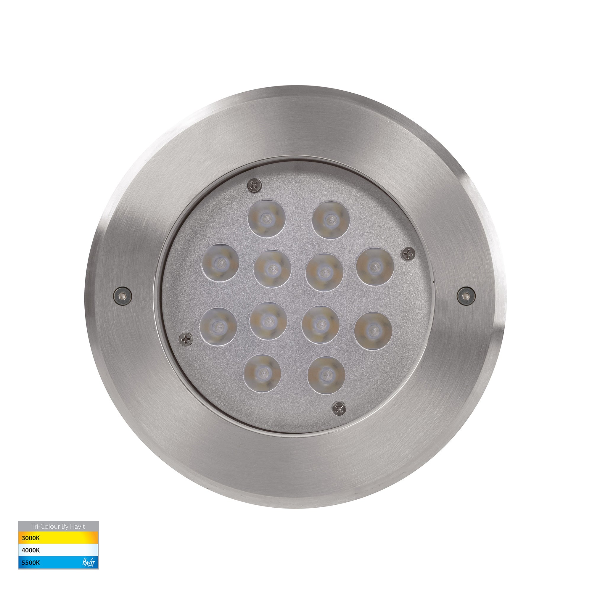 HV1847T - Split 316 Stainless Steel 24w LED Inground Light