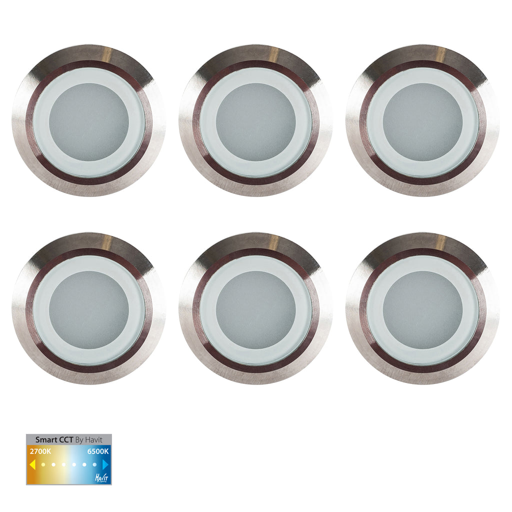 HV2826CCT | HV28261CCT - Flame 316 Stainless Steel CCT Deck Lights