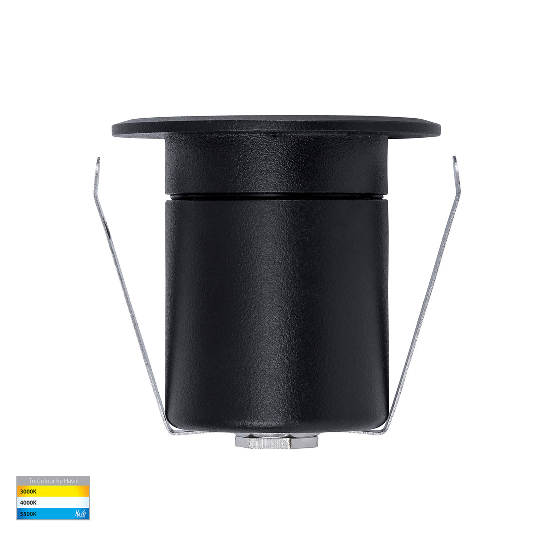 HV2882T-BLK-12V - Elite Black Aluminium LED Deck or Inground lights ...