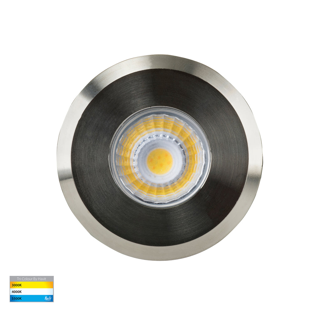 HV2892T-SS316 - Mini Ollo 316 Stainless Steel LED Step or Inground Light