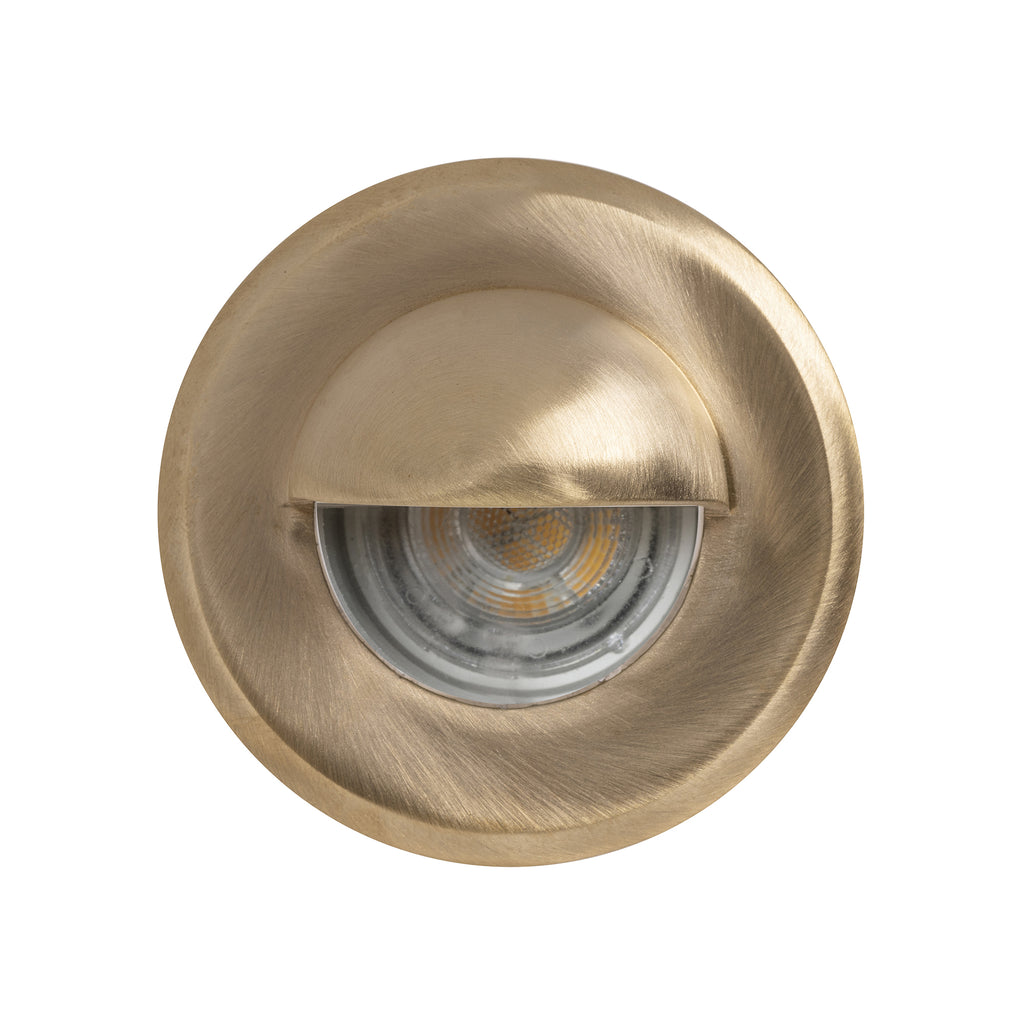 HV2899NW-BR -  Lokk Brass LED Wall Light with Eyelid