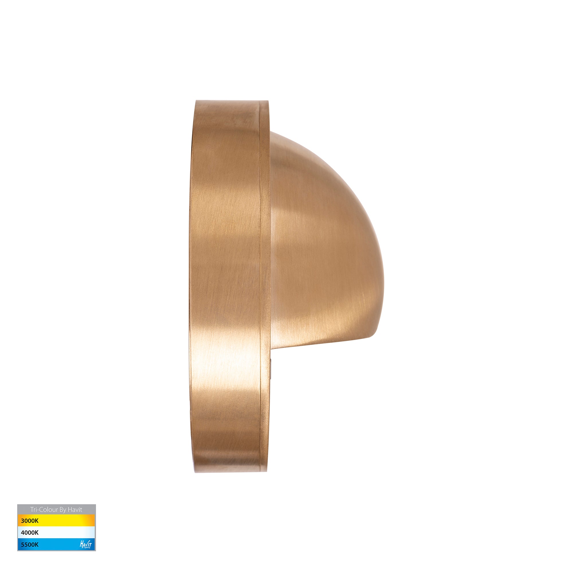 HV2903T-BR - HV2904T-BR - Pinta Solid Brass Step Lights with Eyelid